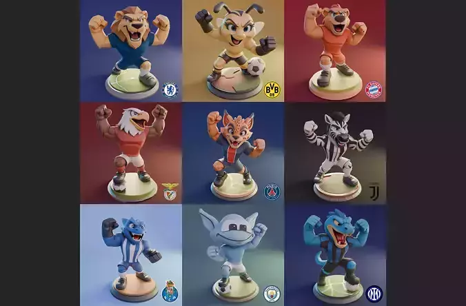 European Football Club Mascots