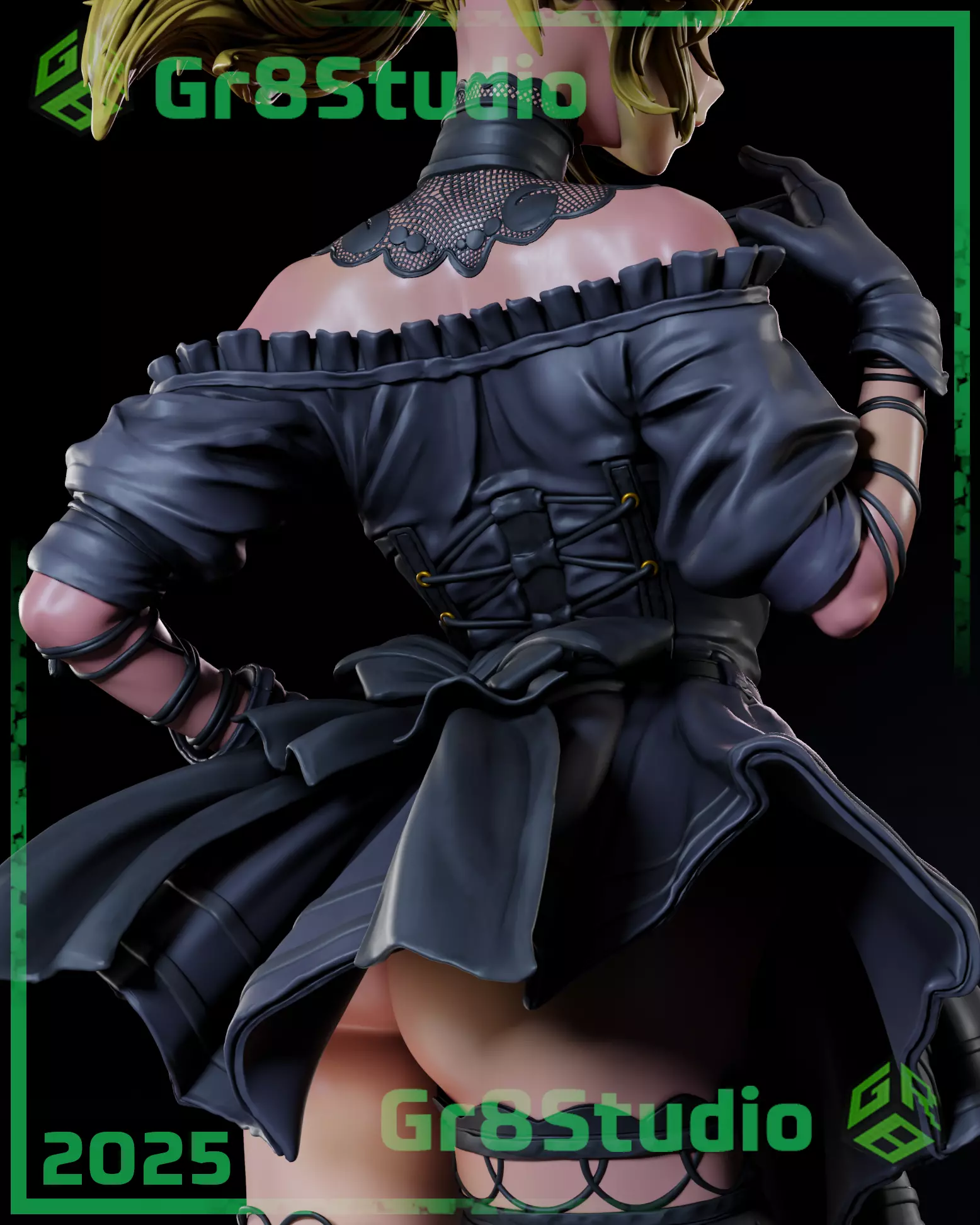 Ani - Grok - Twitter X 3D print model_9