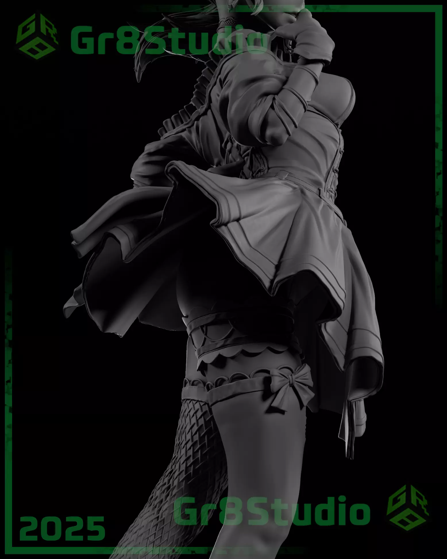 Ani - Grok - Twitter X 3D print model_18