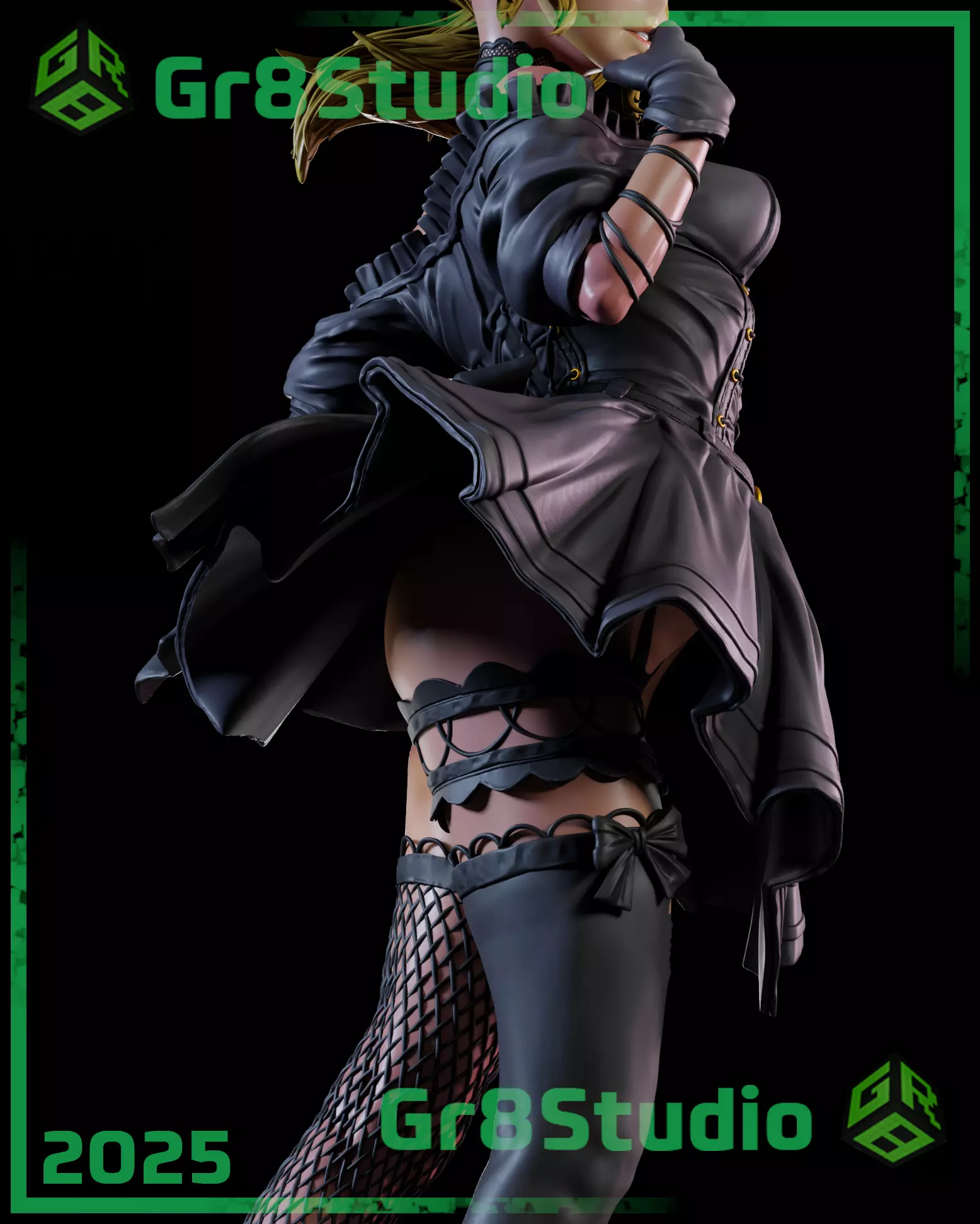 Ani - Grok - Twitter X 3D print model_8