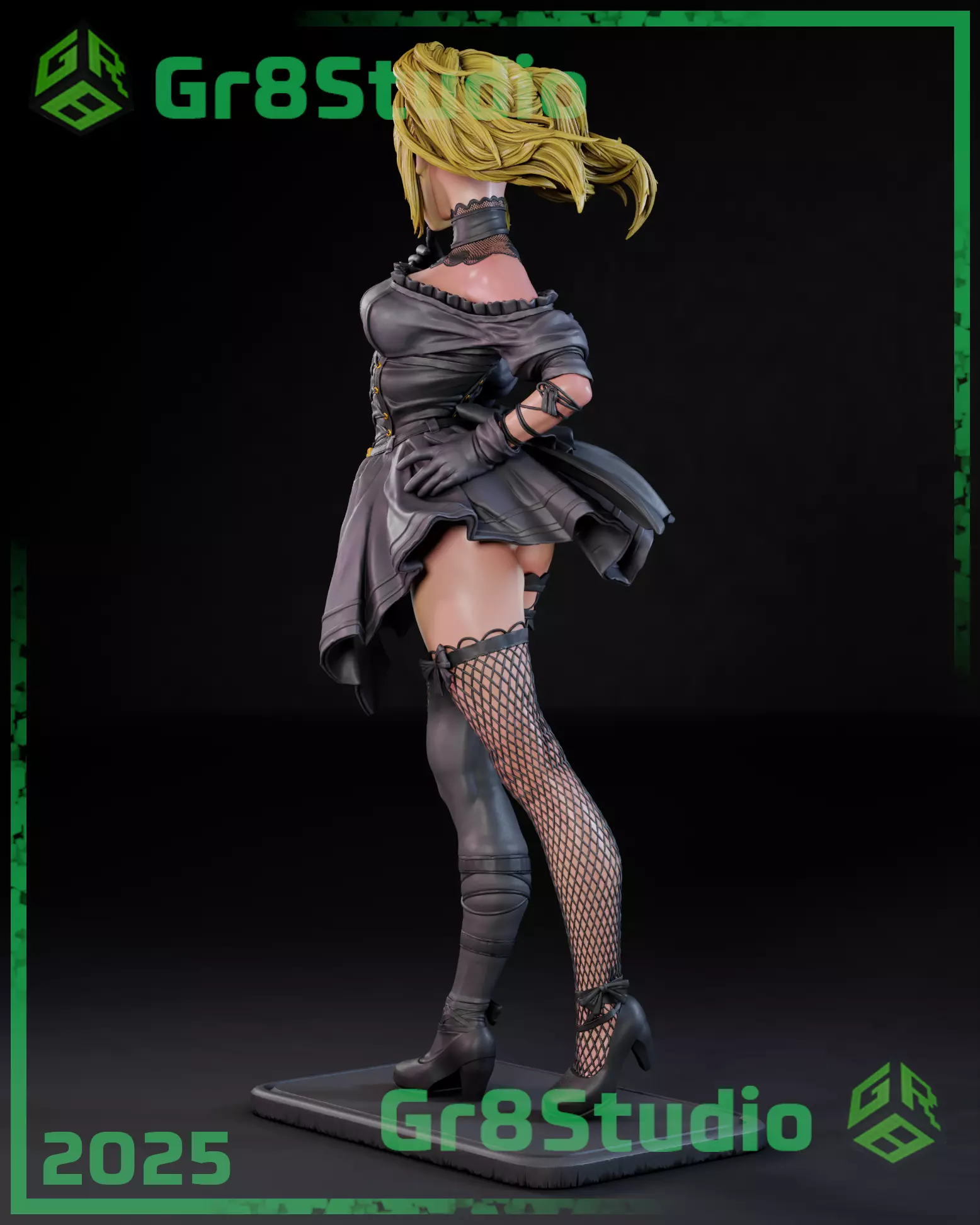 Ani - Grok - Twitter X 3D print model_4