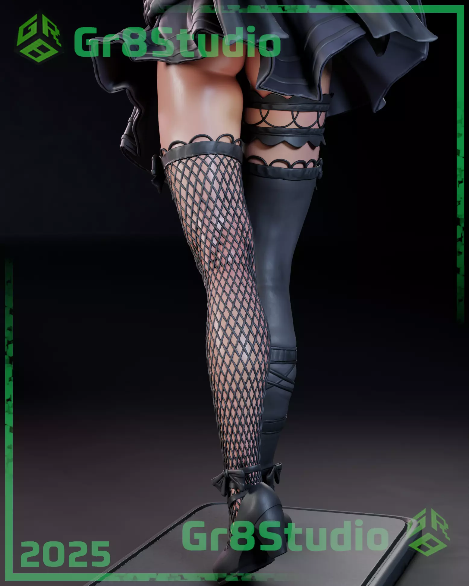 Ani - Grok - Twitter X 3D print model_2