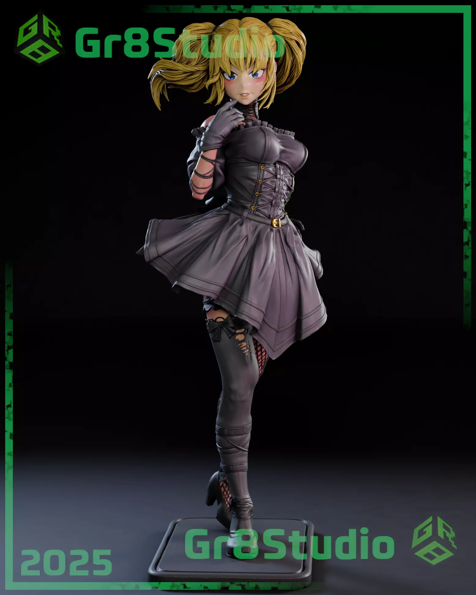 Ani - Grok - Twitter X 3D print model_1