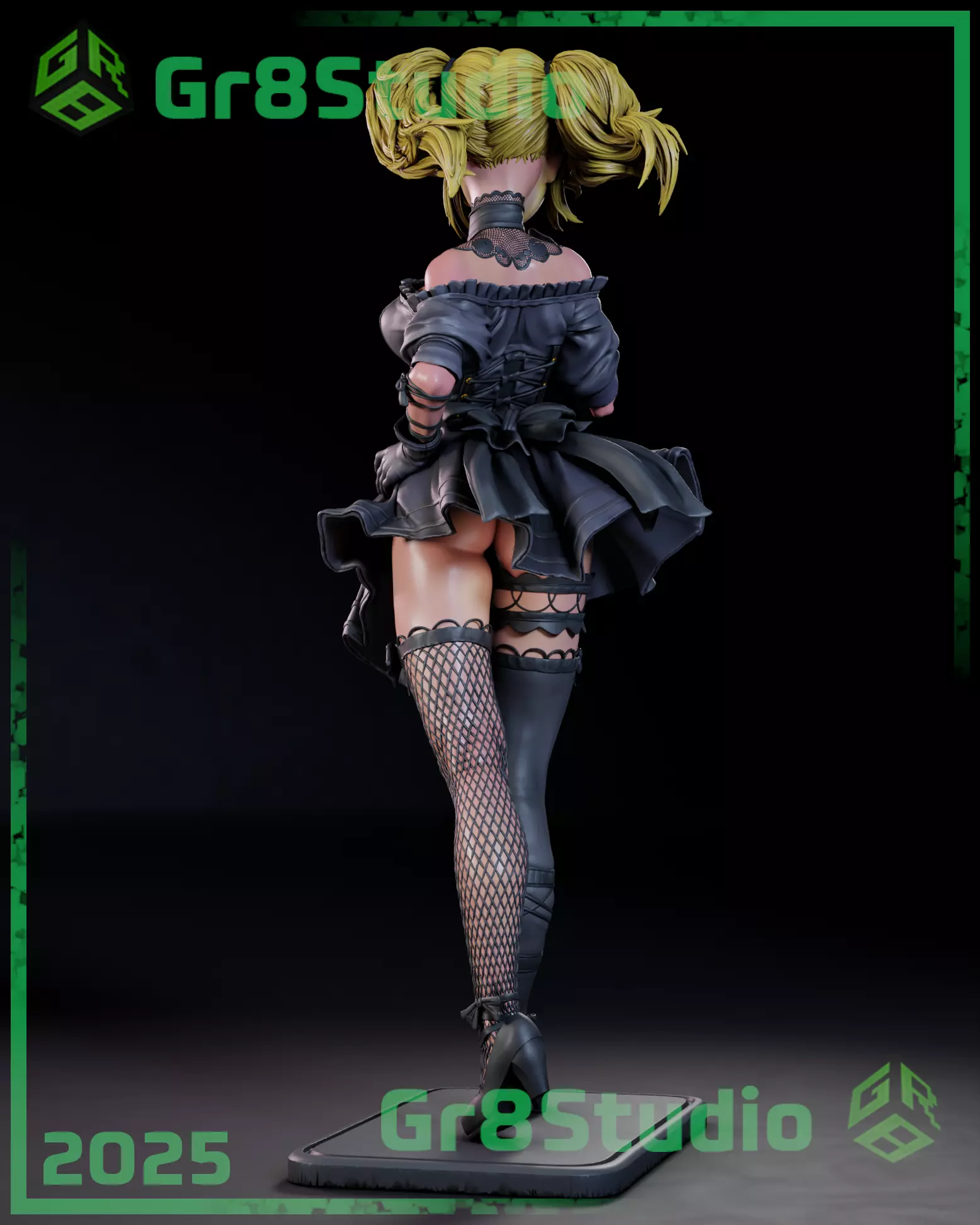 Ani - Grok - Twitter X 3D print model_5