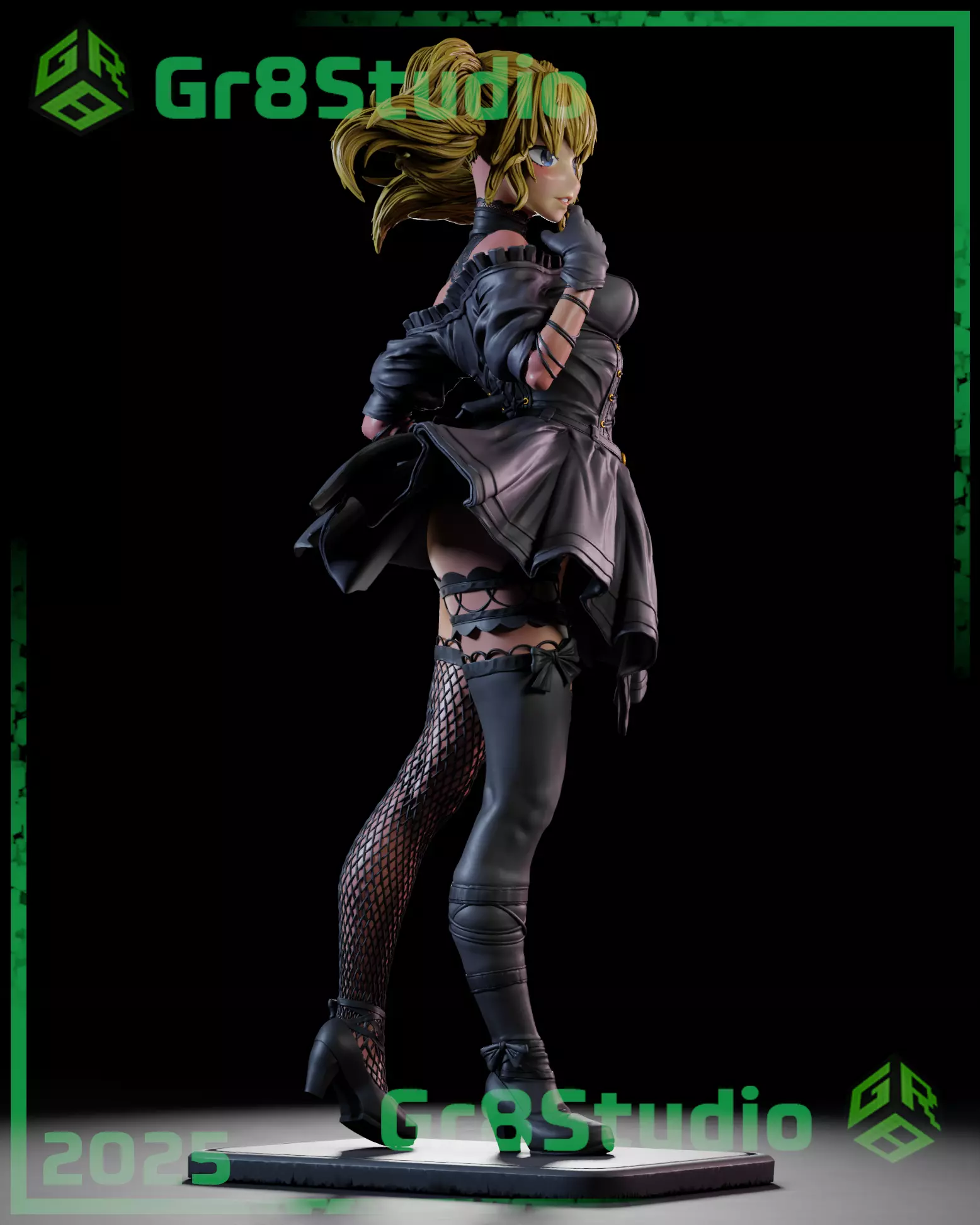 Ani - Grok - Twitter X 3D print model_6