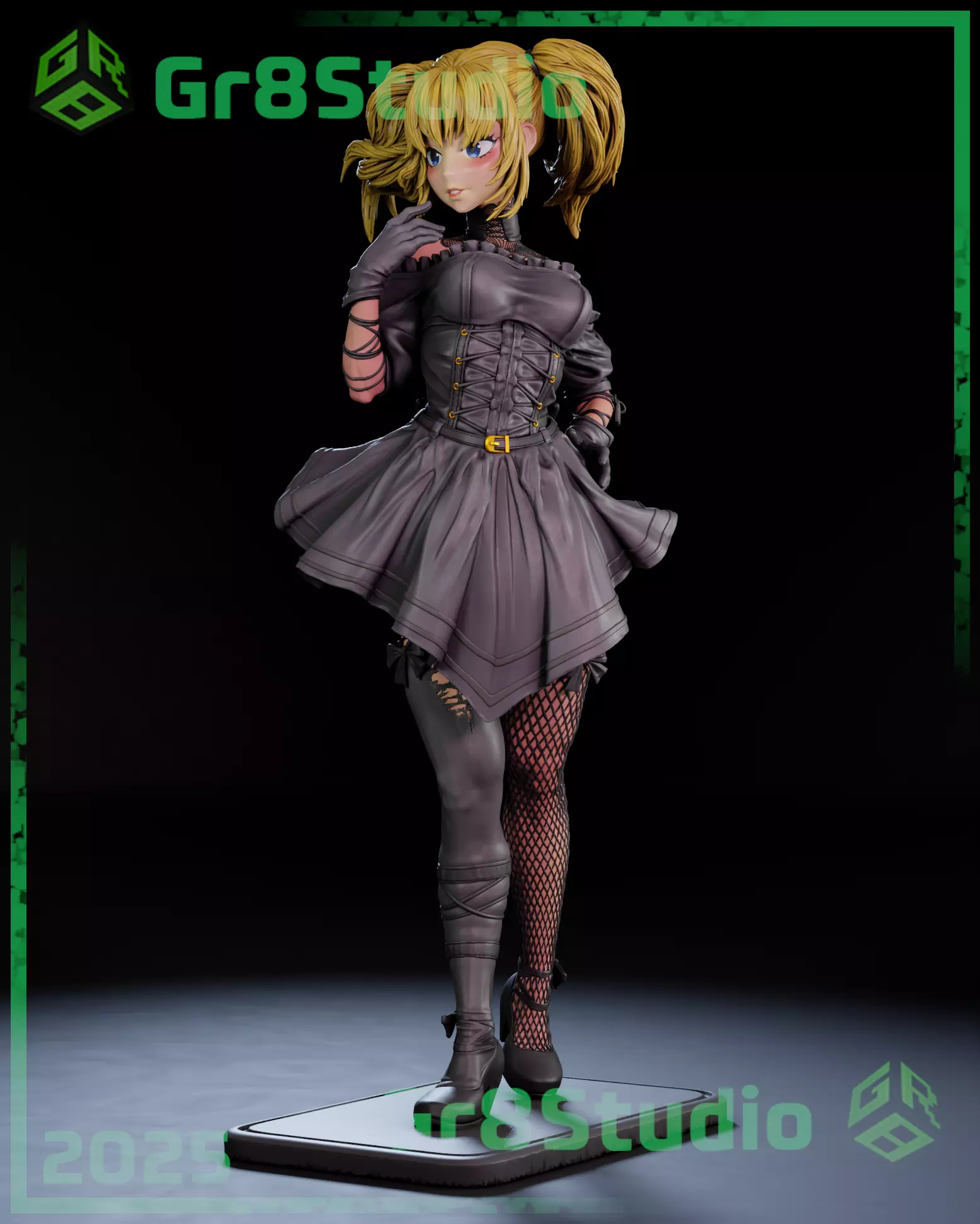 Ani - Grok - Twitter X 3D print model_3