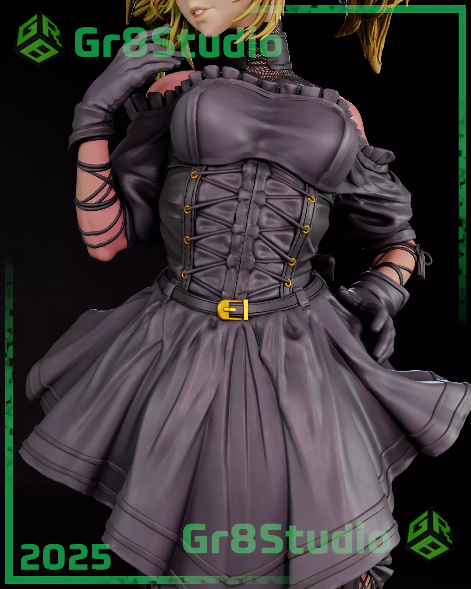 Ani - Grok - Twitter X 3D print model_7