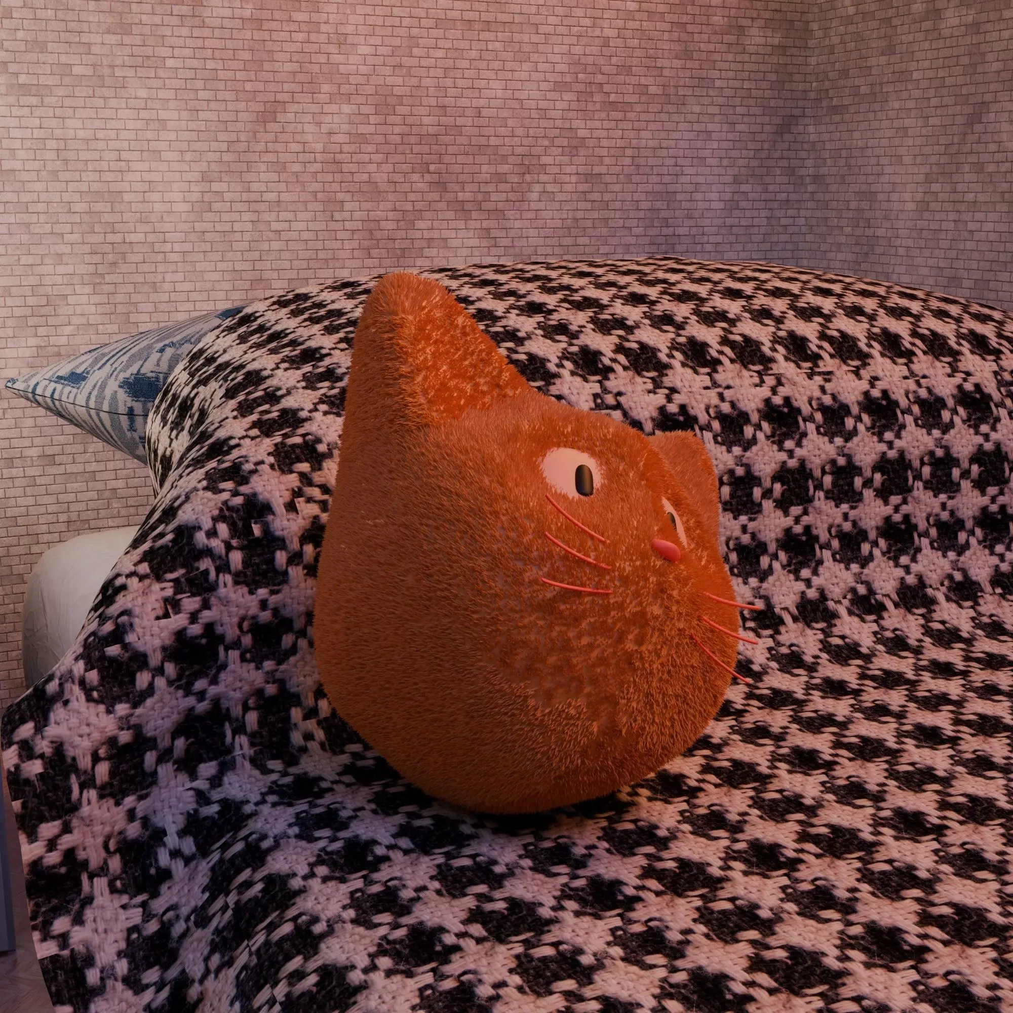 Minimalist Style 3D Bedroom Design 3D model_2