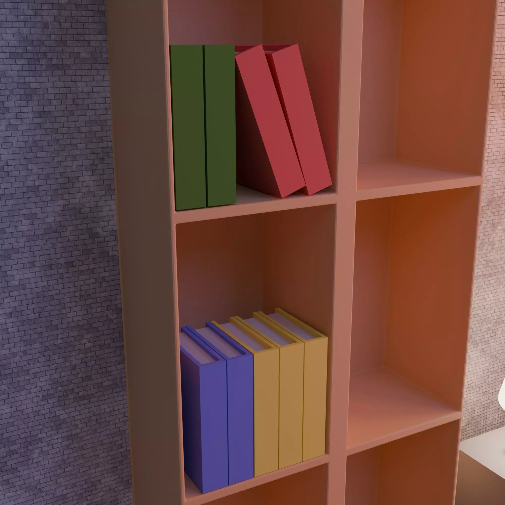 Minimalist Style 3D Bedroom Design 3D model_1