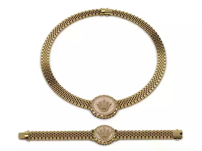 Necklace and bracelet set