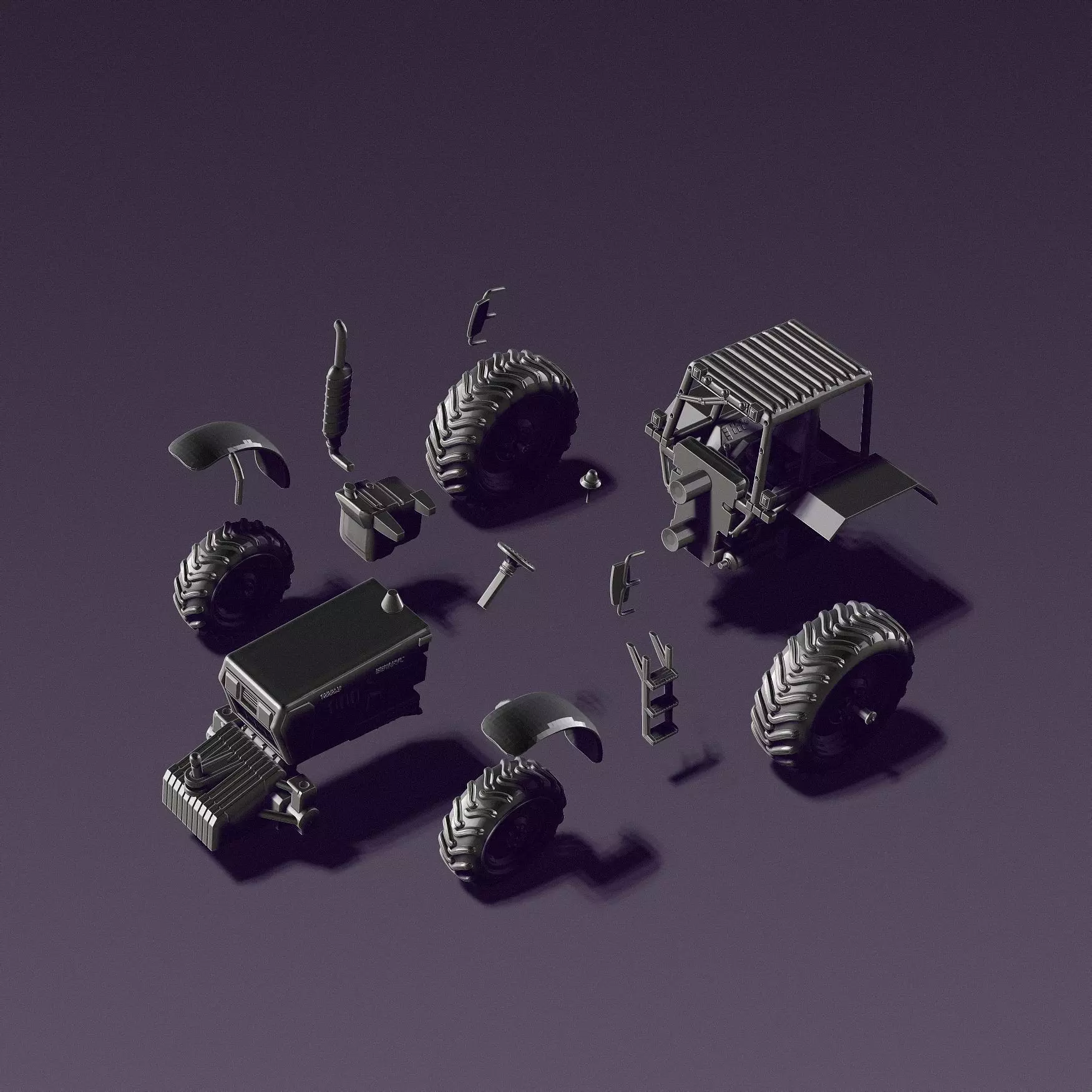 TRACTOR 3D print model_11