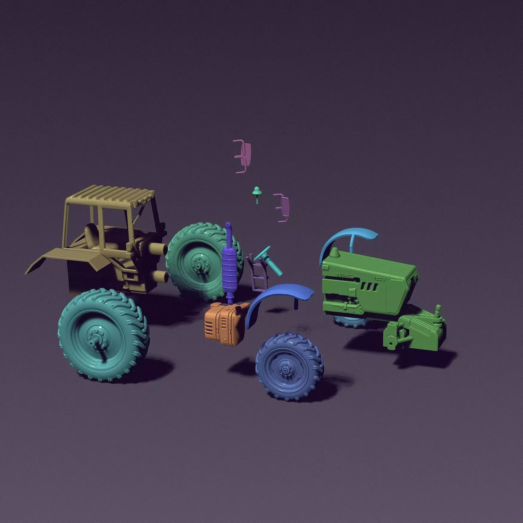 TRACTOR 3D print model_12
