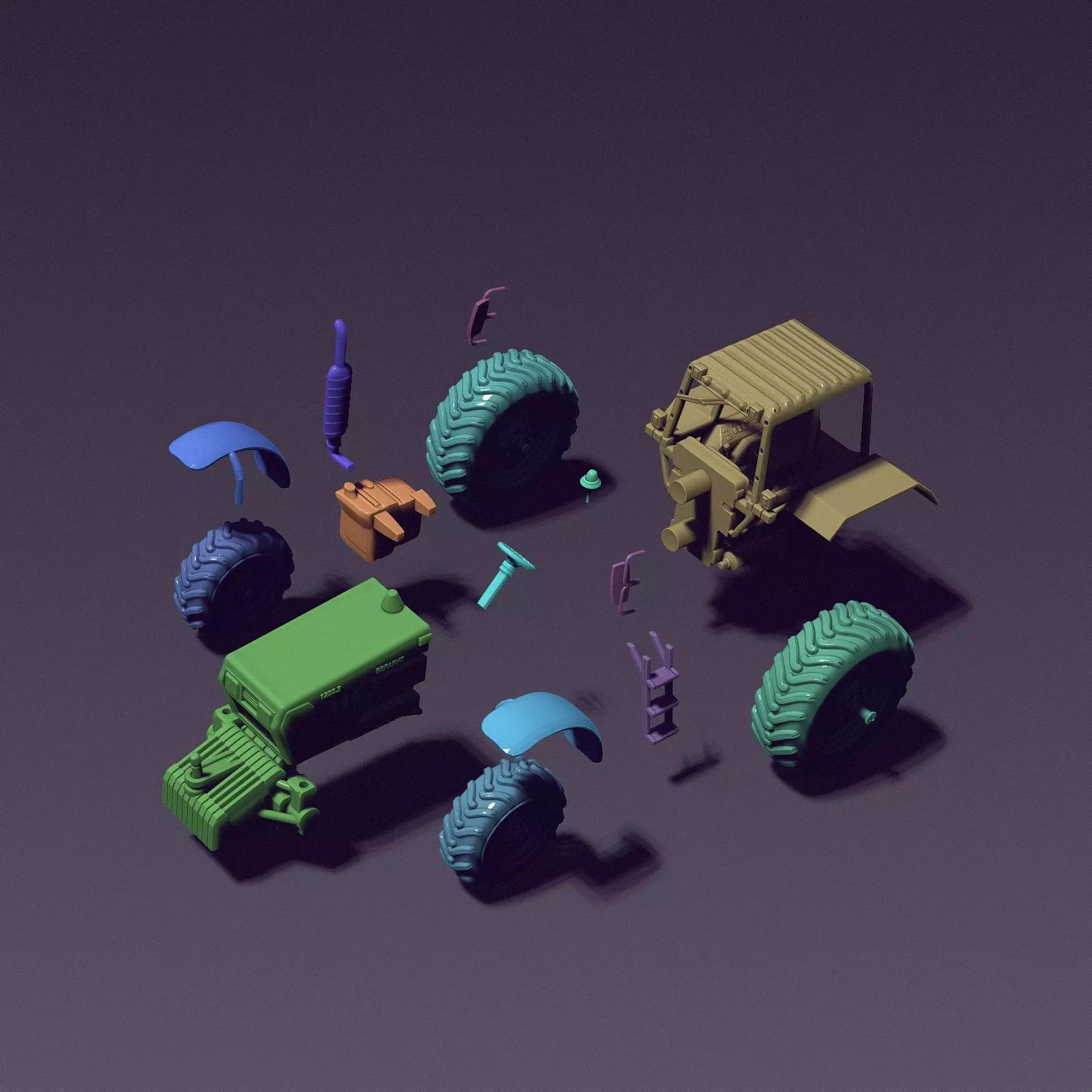 TRACTOR 3D print model_13