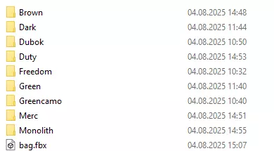 Dayz bagpack Low-poly 3D model_13