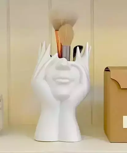 Creative Brush and Pen Holder 3D print model