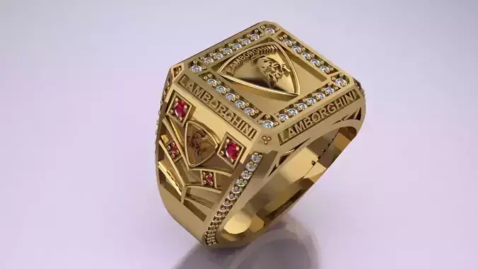 Ring Jewelry model -The V6 Signet for him