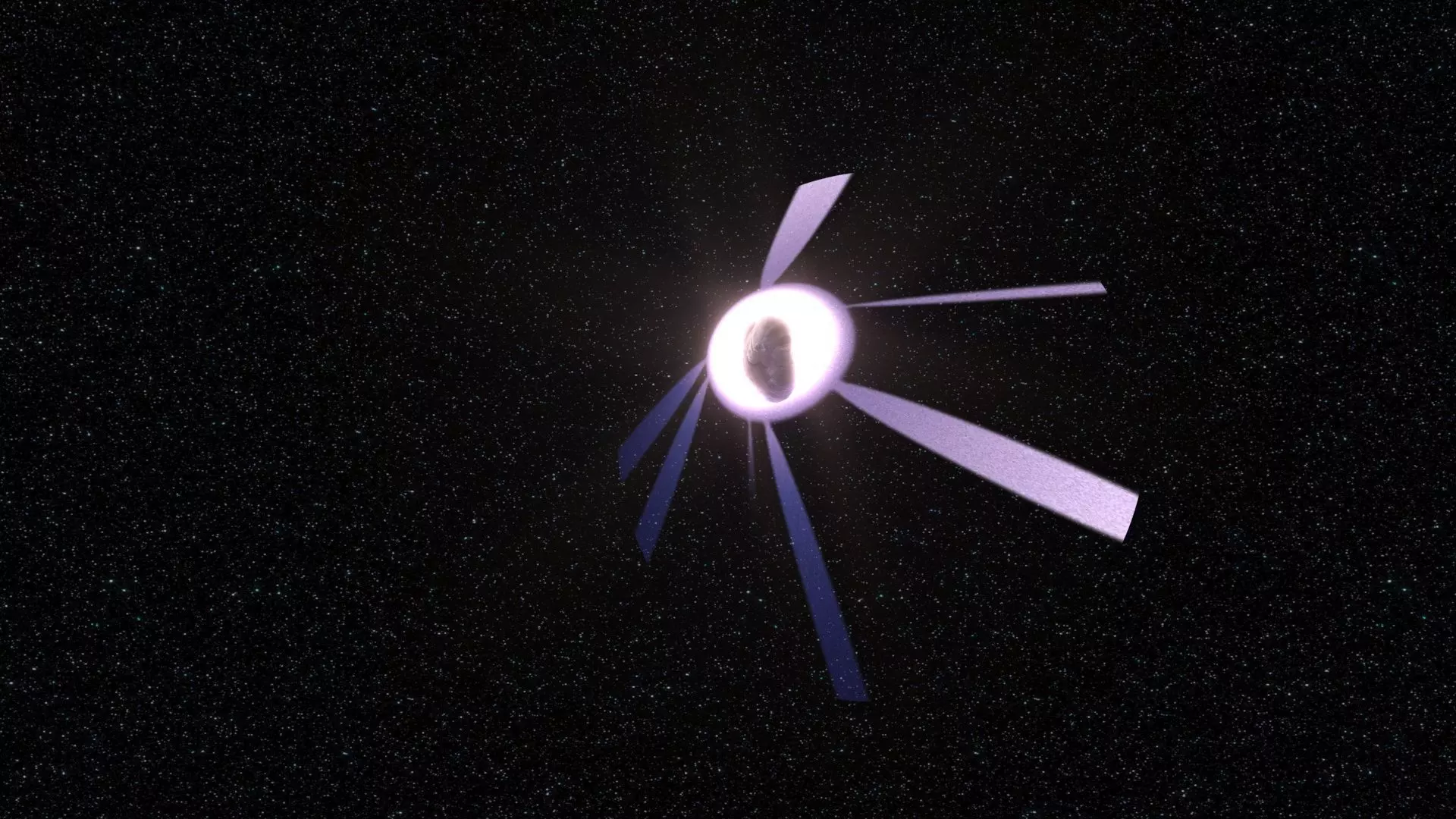 Halleys Comet 3D model_3