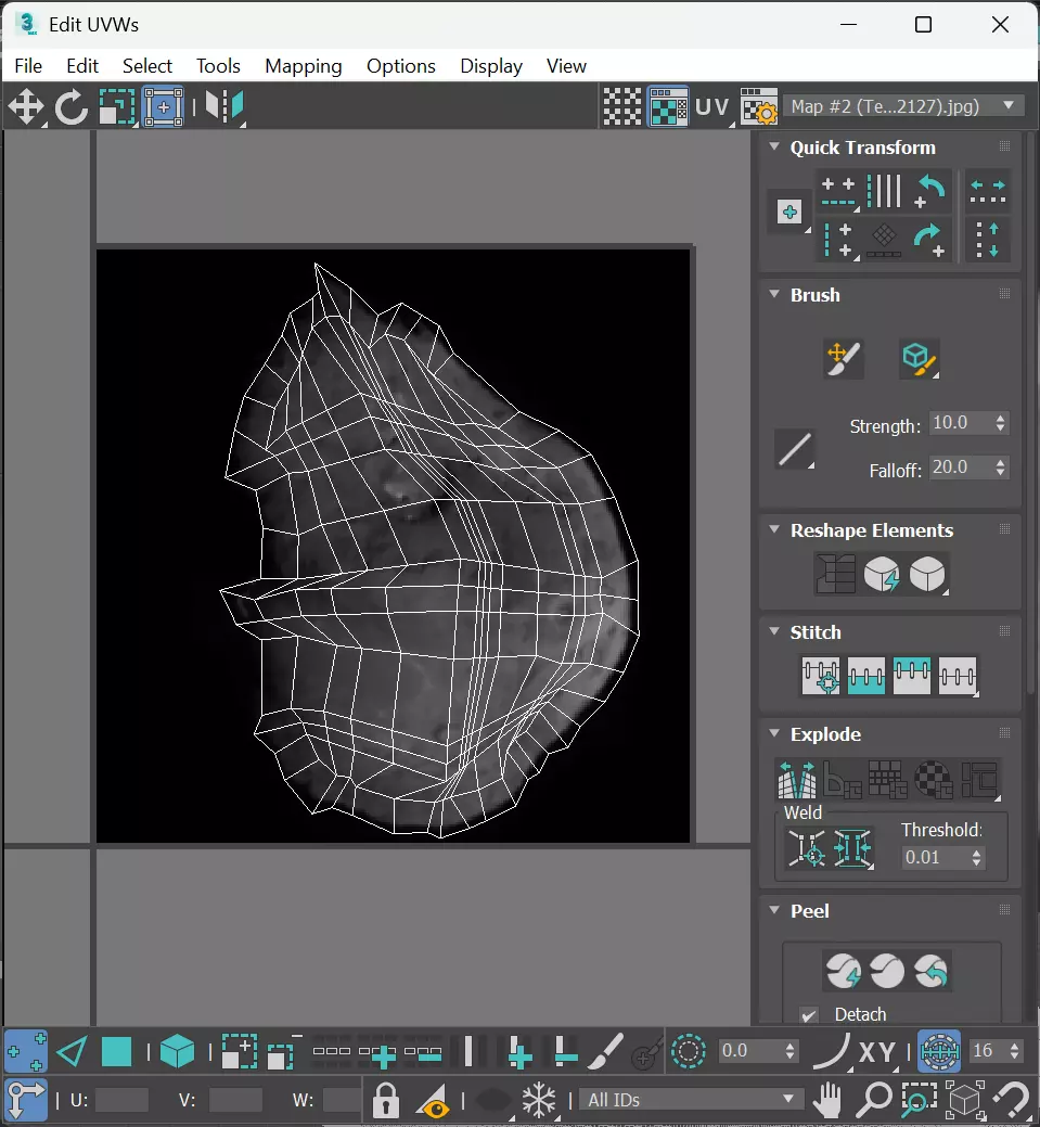 Halleys Comet 3D model_16
