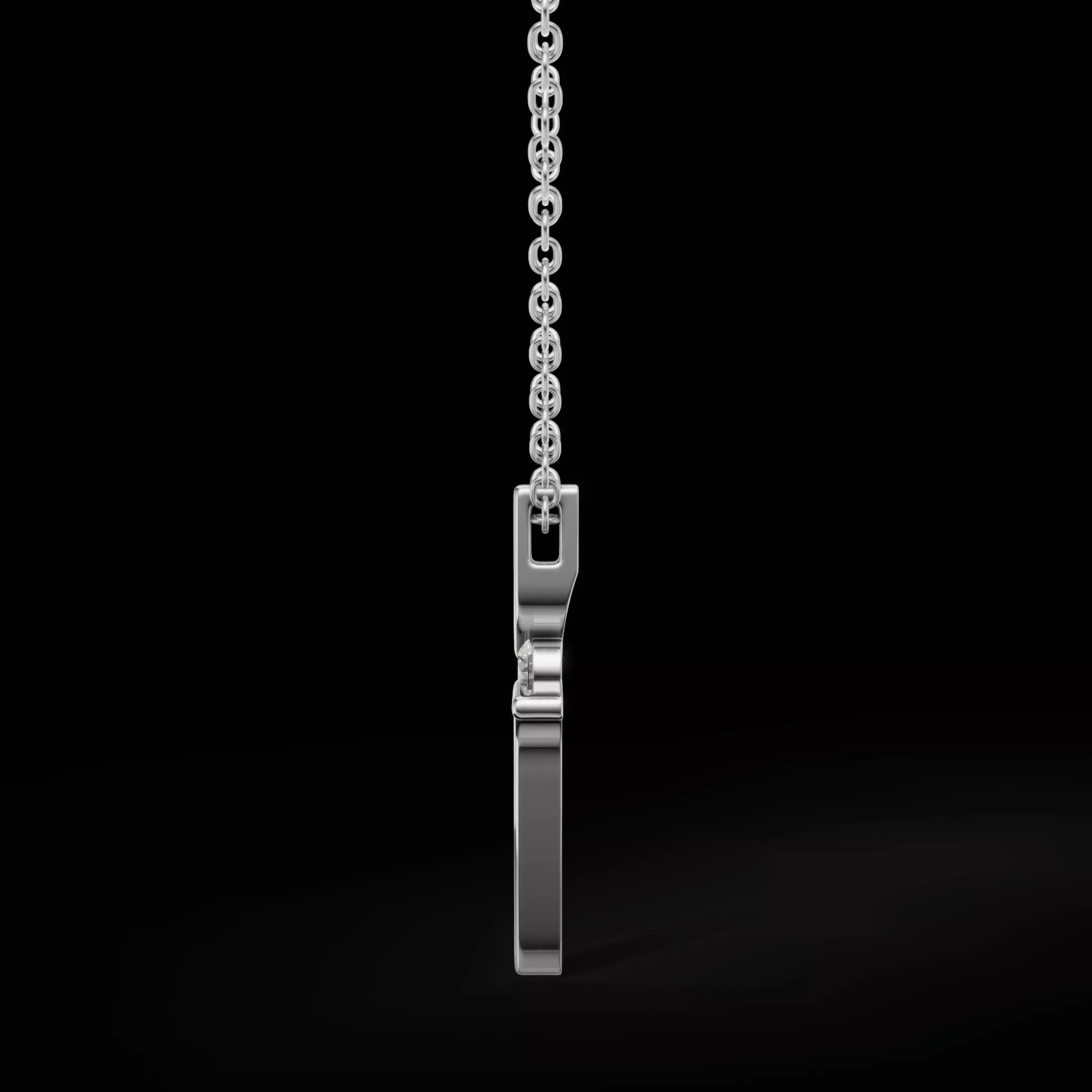 Elegant Cross Pendant 3D CAD Model Print and Jewelry Ready 3D print model_11