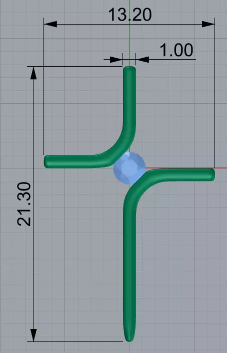 Elegant Cross Pendant 3D CAD Model Print and Jewelry Ready 3D print model_4