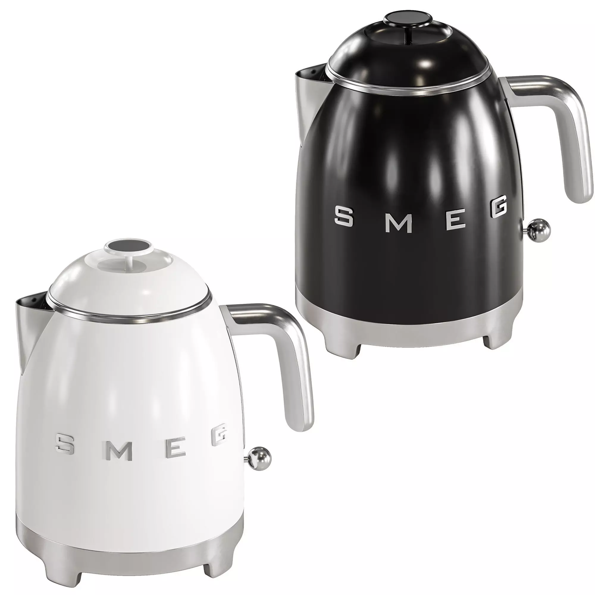 kitchen appliance008-SMEG mini kettle 3D model