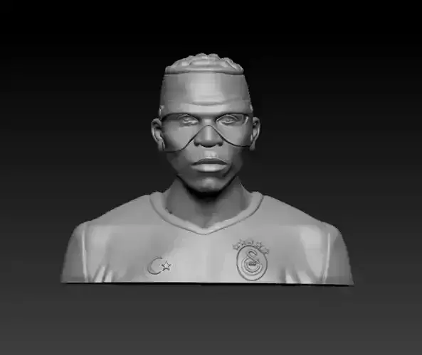 Victor Osimhen 3D Printable Bust Galatasaray Special Edition 3D print model