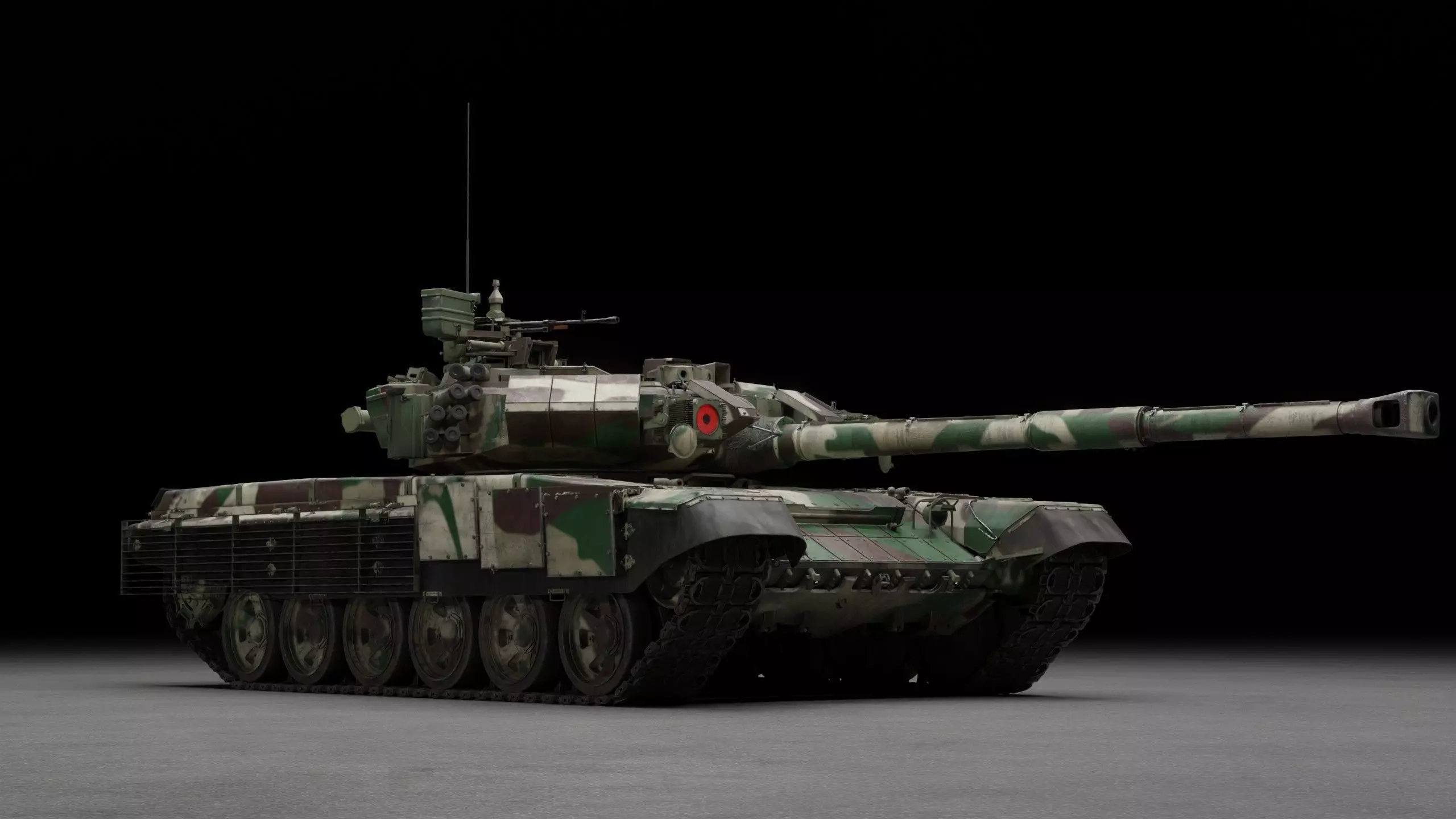 Tank Object 187 With X-shaped engine 3D Model 3D model_10