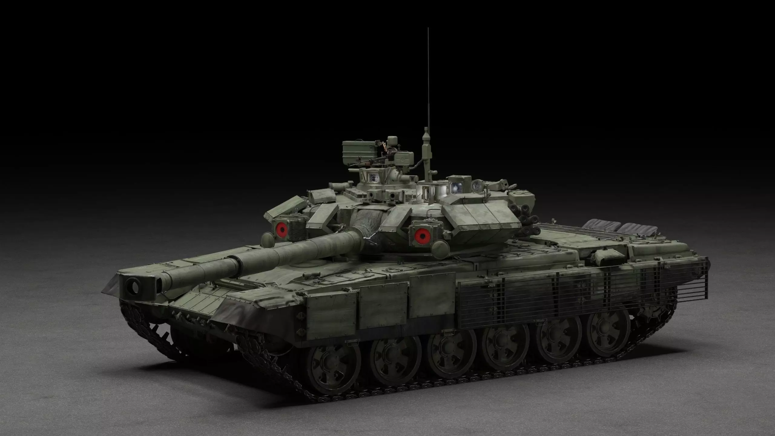 Tank Object 187 With X-shaped engine 3D Model 3D model_21