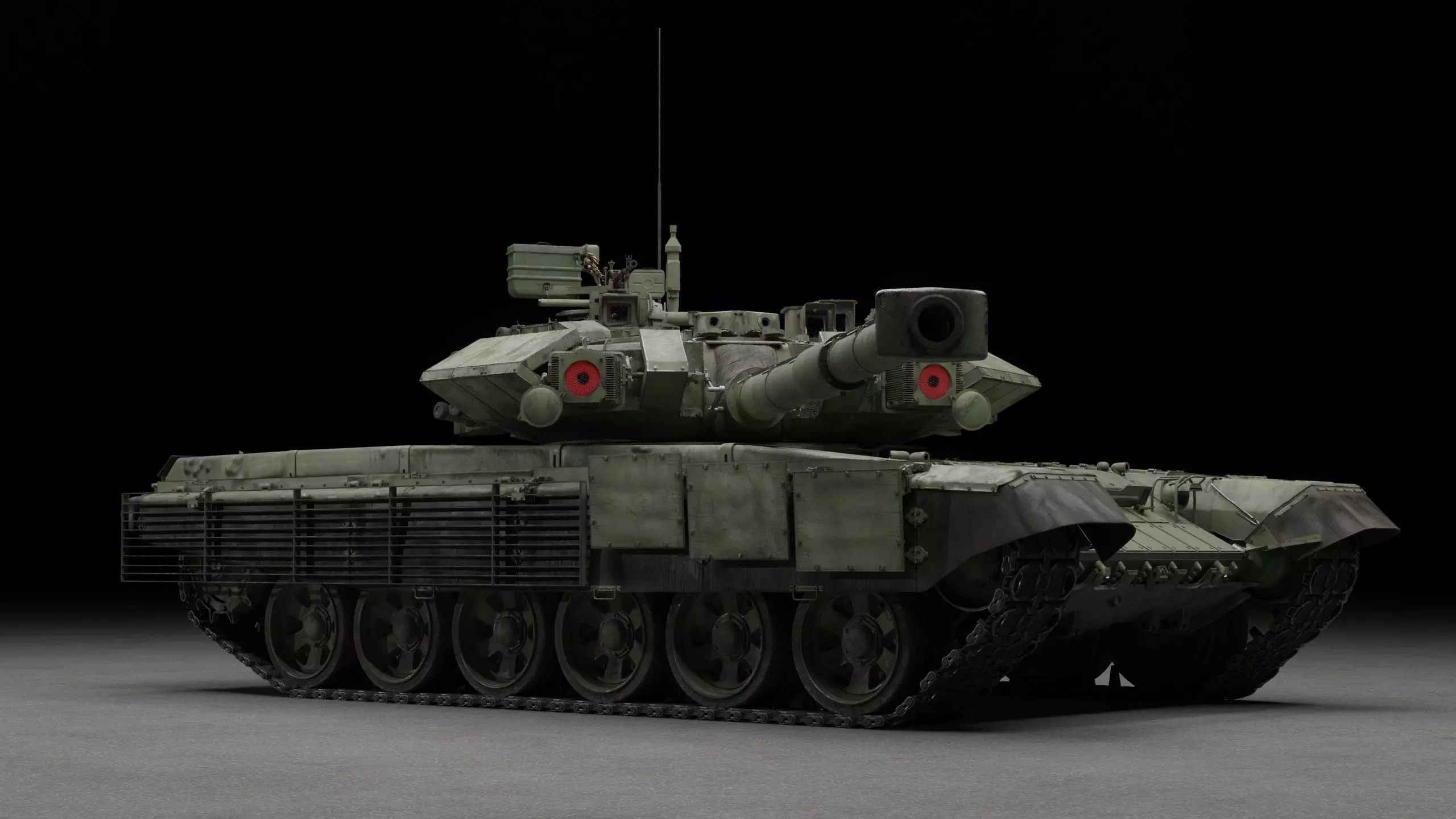 Tank Object 187 With X-shaped engine 3D Model 3D model_13