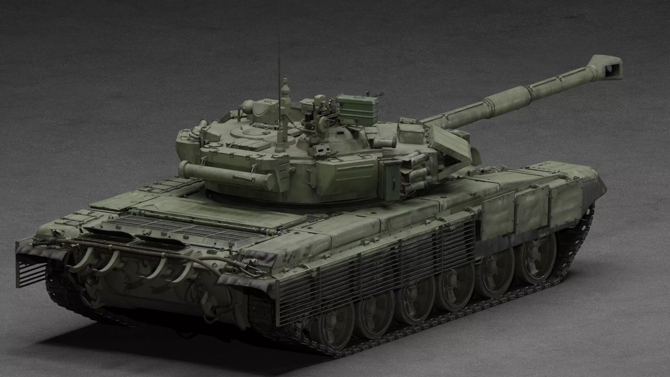 Tank Object 187 With X-shaped engine 3D Model 3D model_26