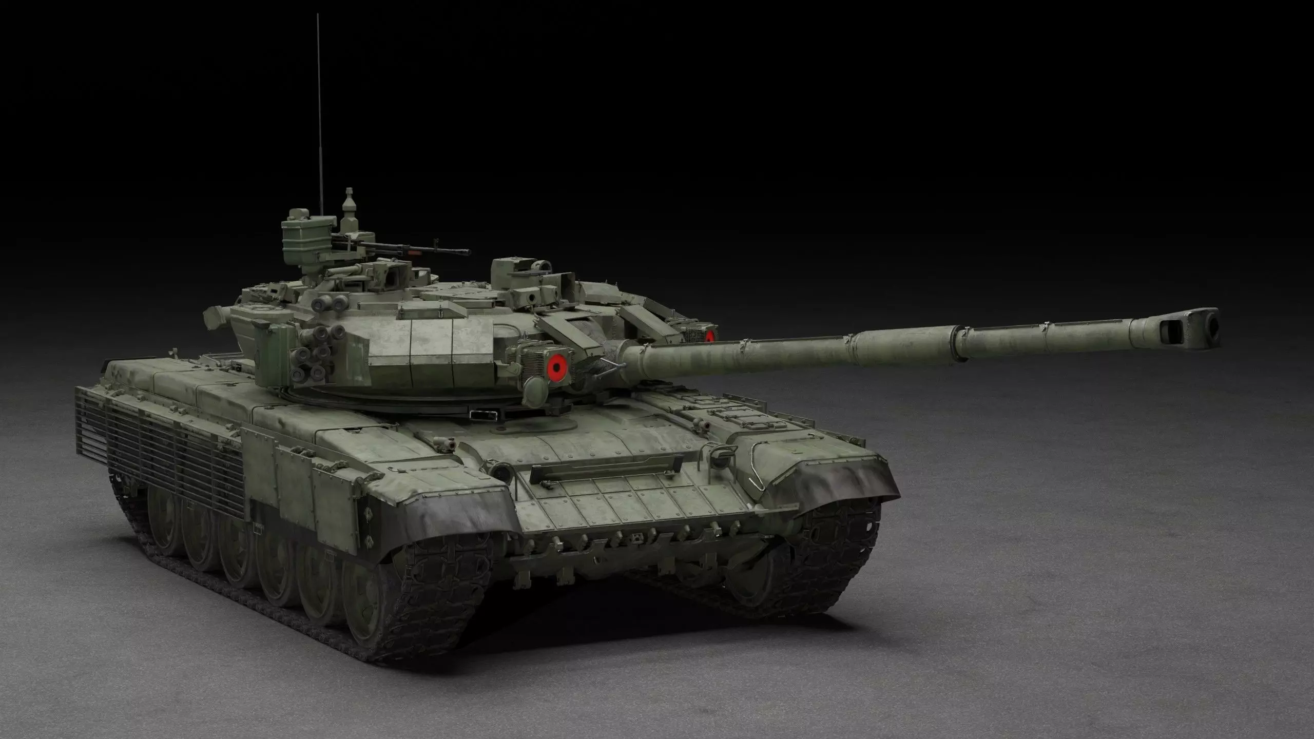 Tank Object 187 With X-shaped engine 3D Model 3D model_4