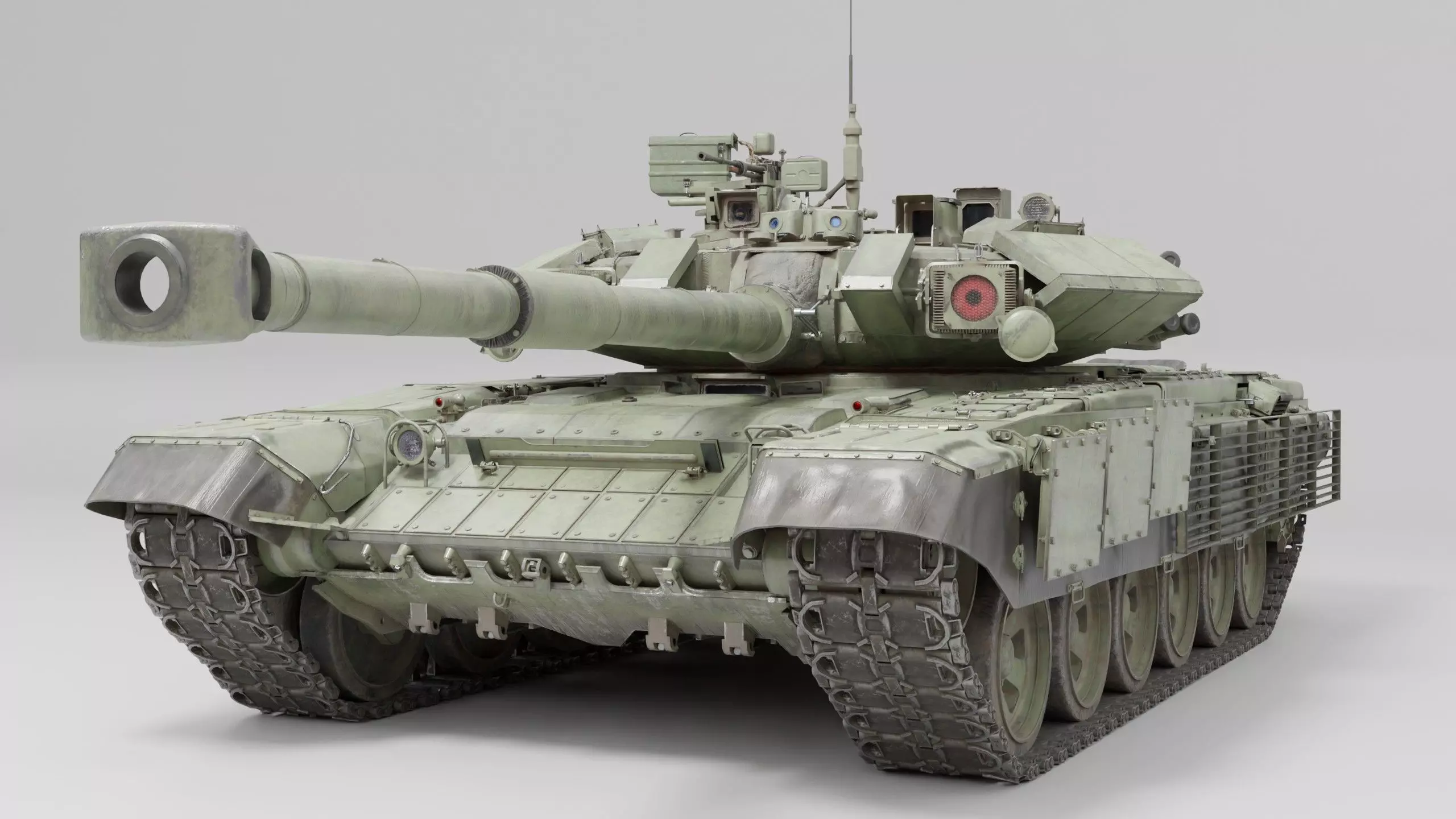 Tank Object 187 With X-shaped engine 3D Model 3D model_0