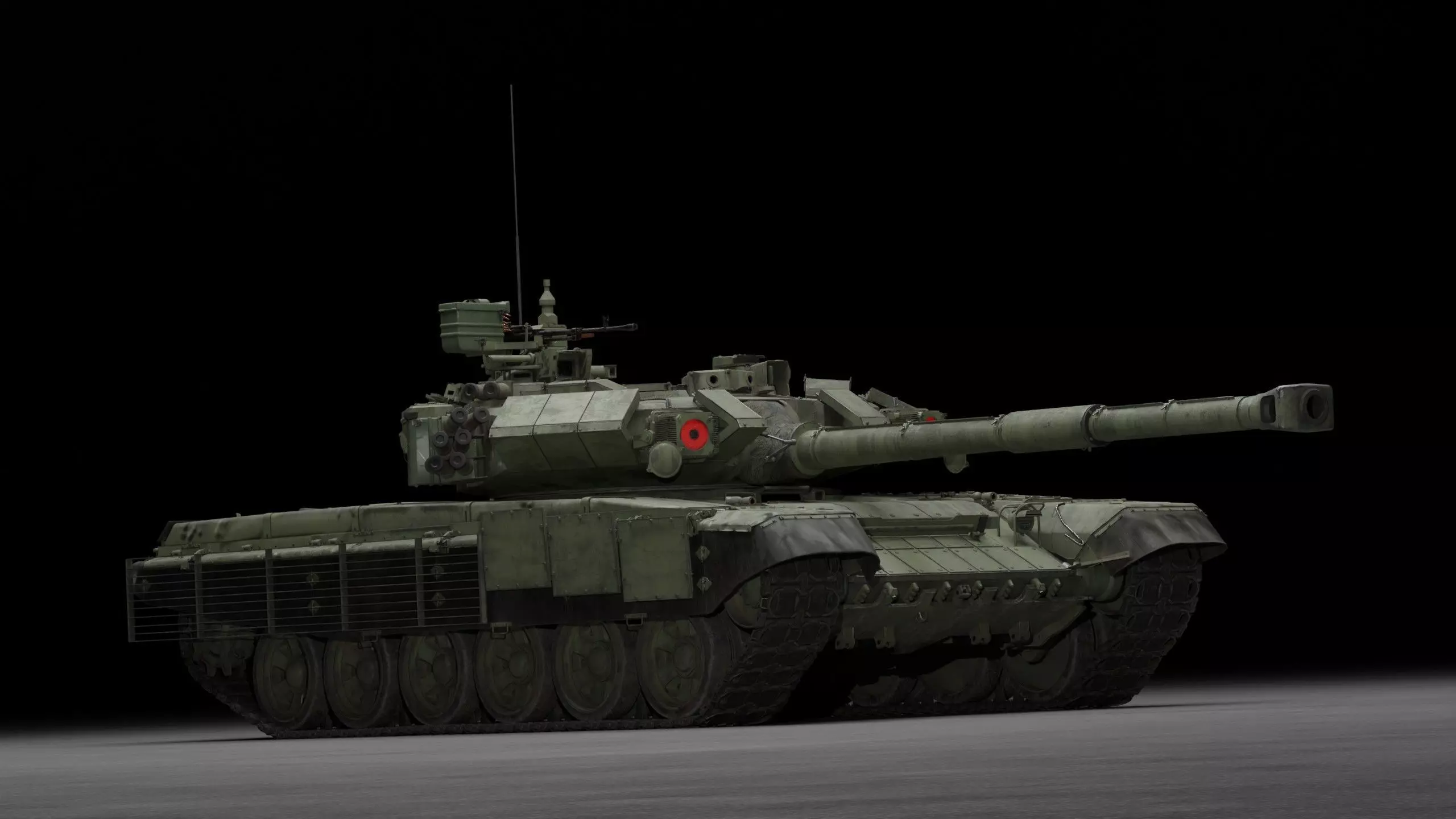 Tank Object 187 With X-shaped engine 3D Model 3D model_6