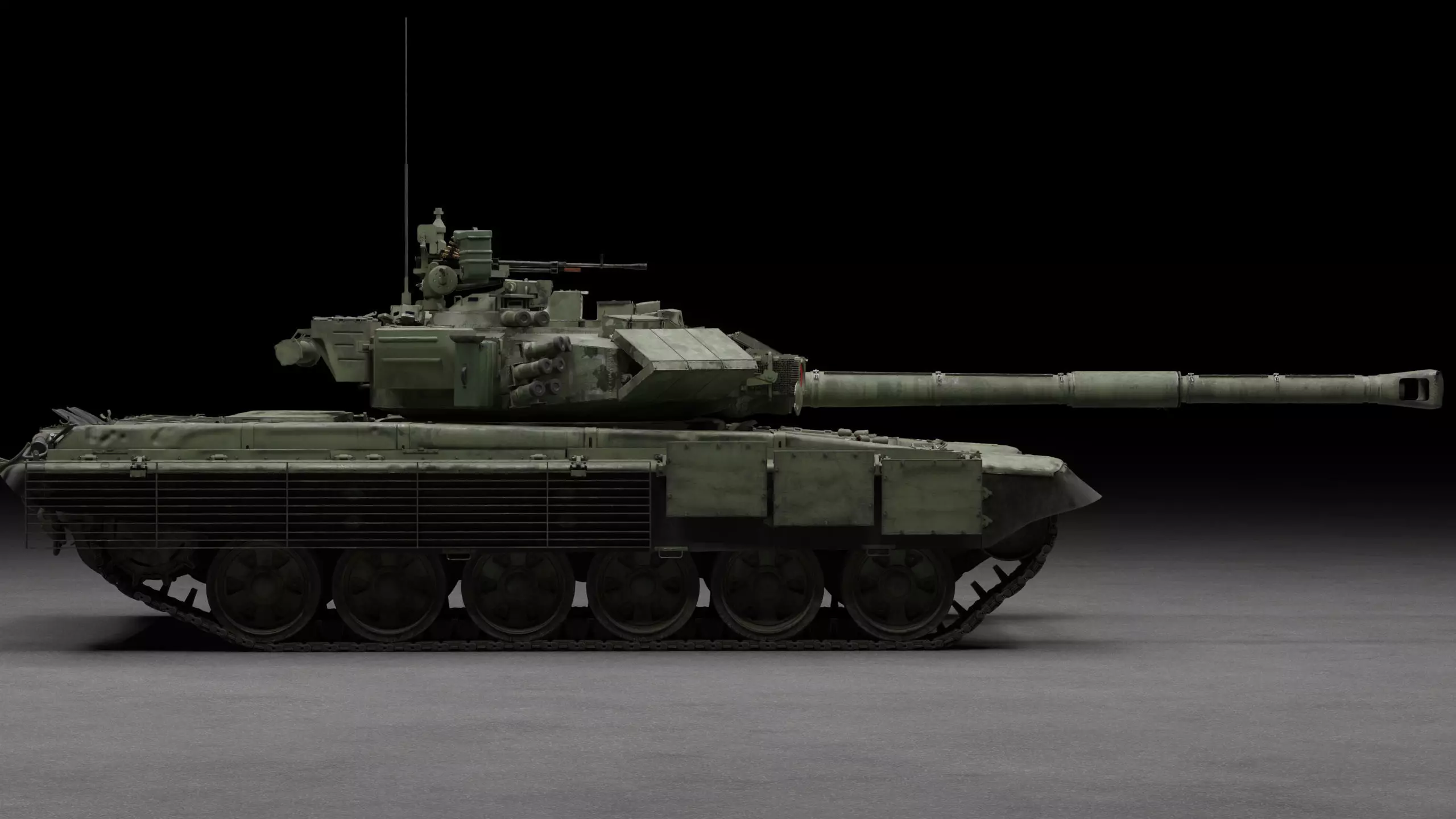 Tank Object 187 With X-shaped engine 3D Model 3D model_25