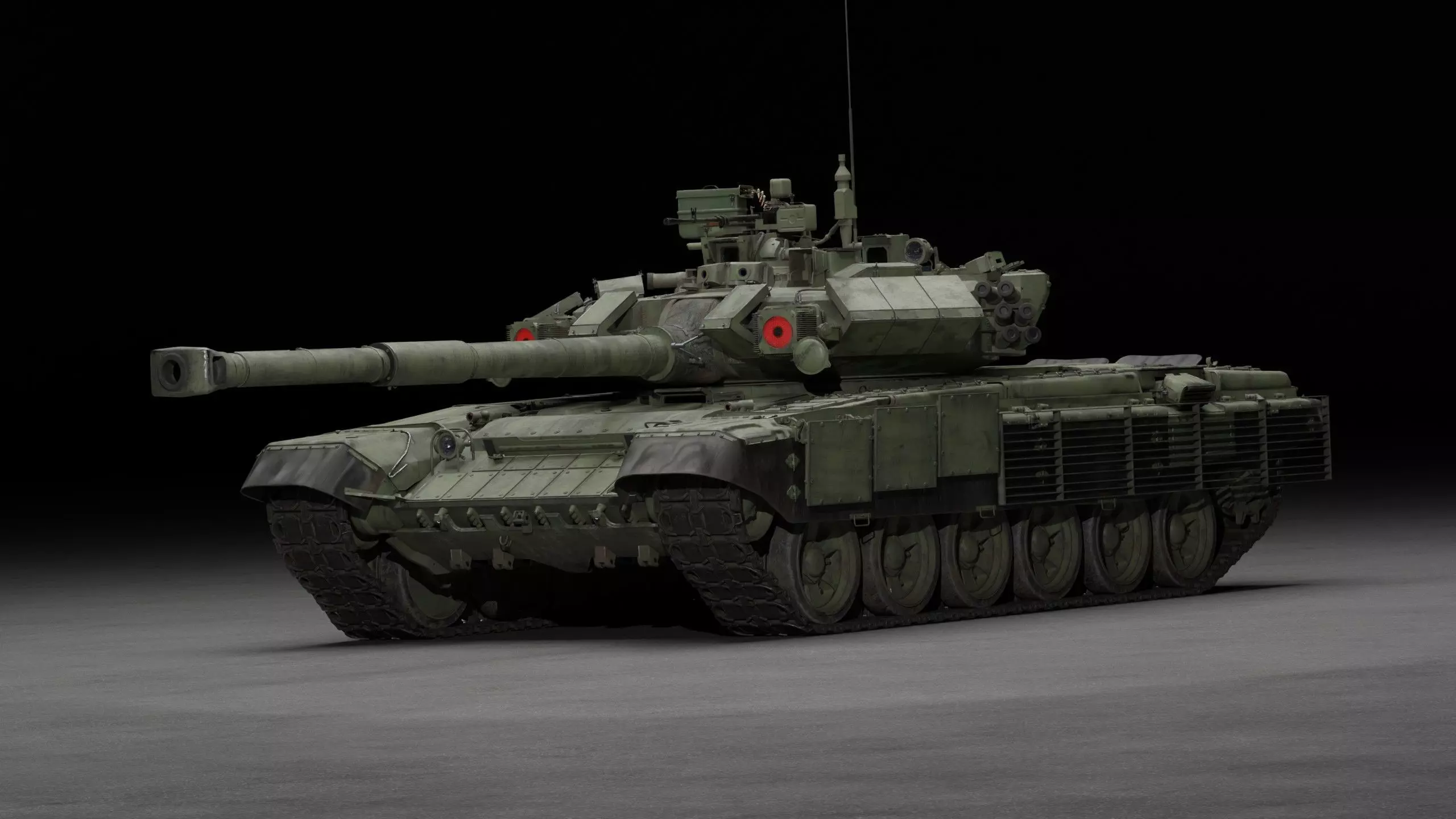 Tank Object 187 With X-shaped engine 3D Model 3D model_3