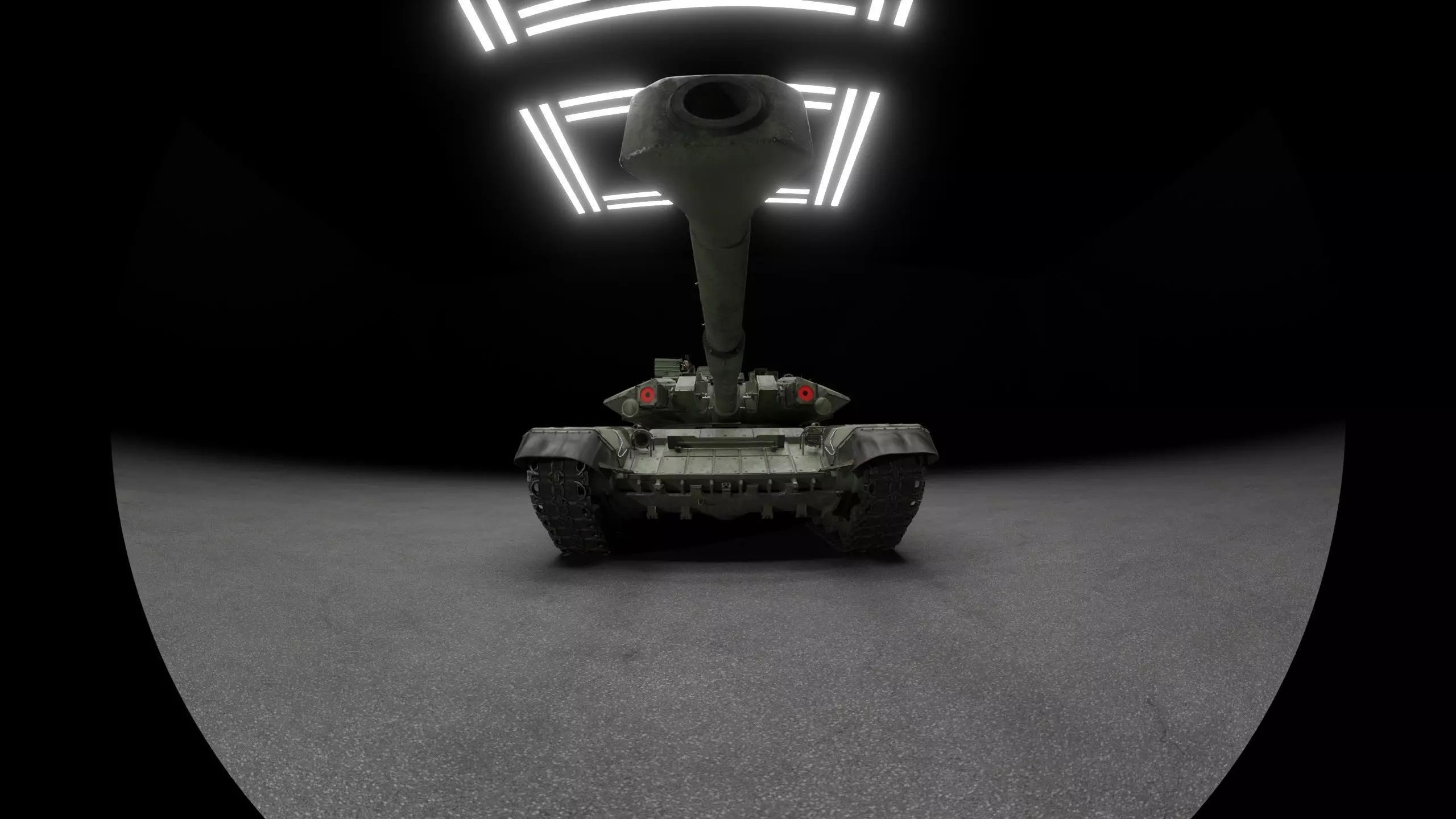 Tank Object 187 With X-shaped engine 3D Model 3D model_7