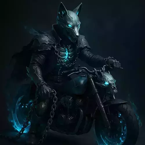 Hellhound Rider   Neon Reaper