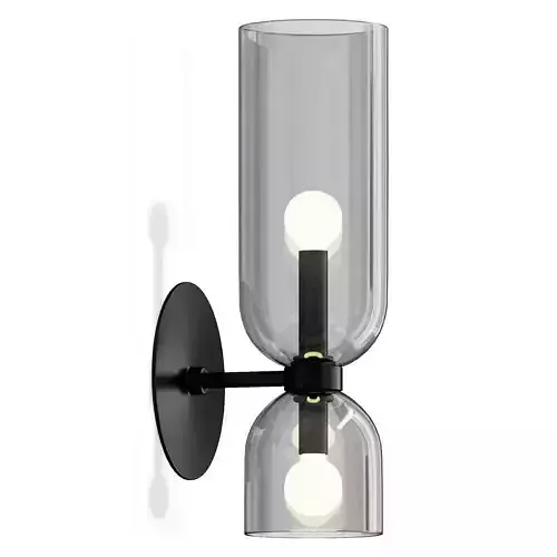 Edie Sconce Blackened Brass