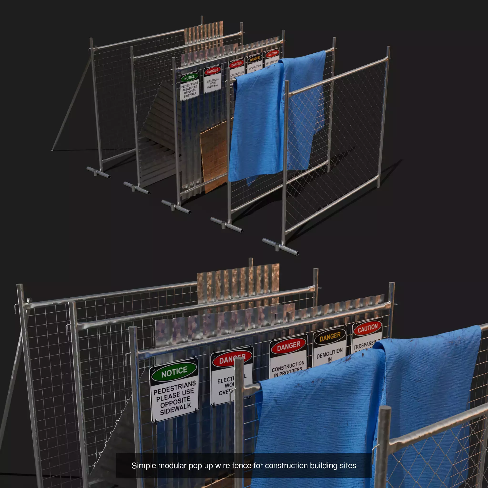 Construction Mobile Portable Office and industry pack 3d models 3D Model Collection_4