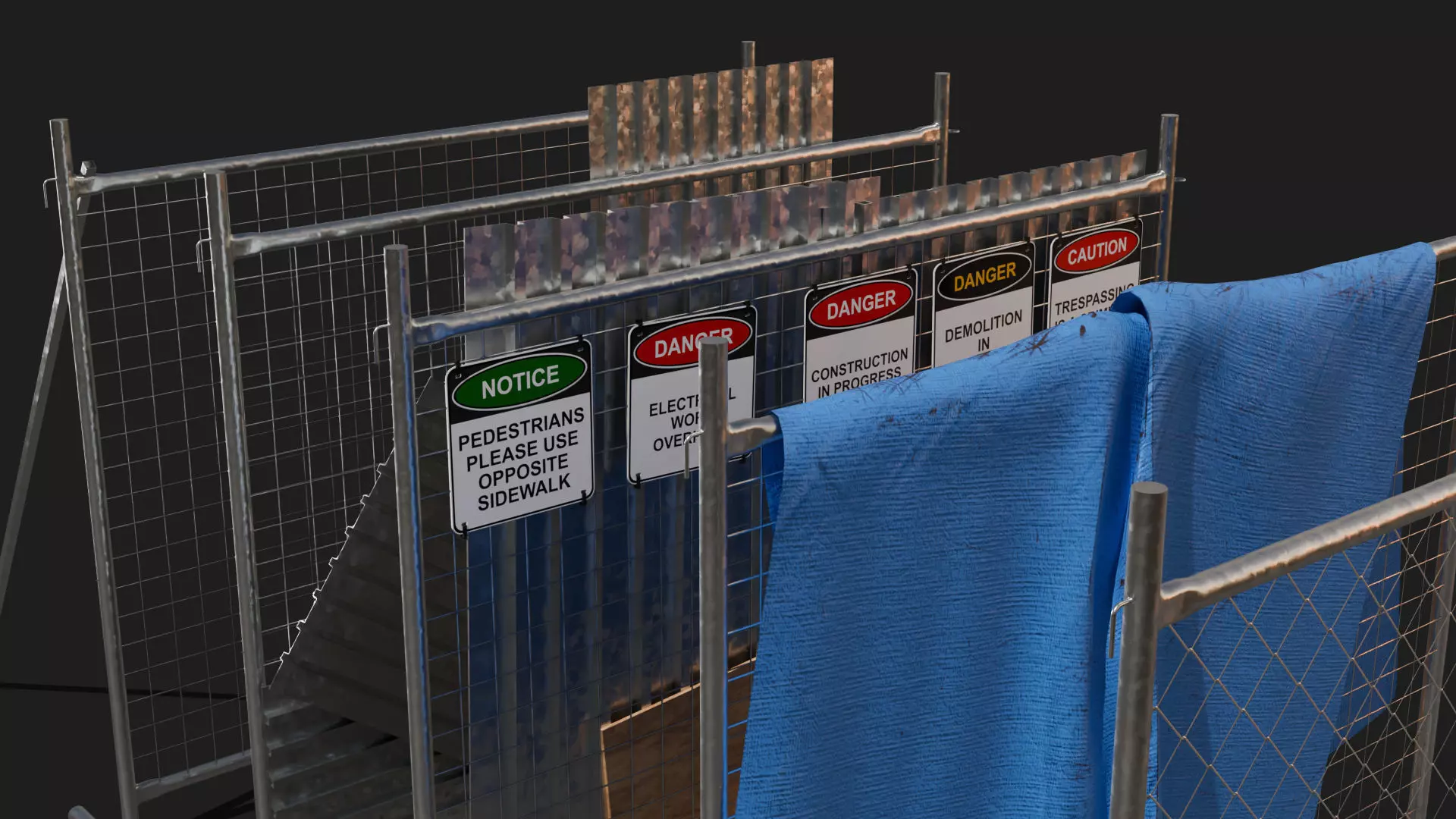 Construction Mobile Portable Office and industry pack 3d models 3D Model Collection_9