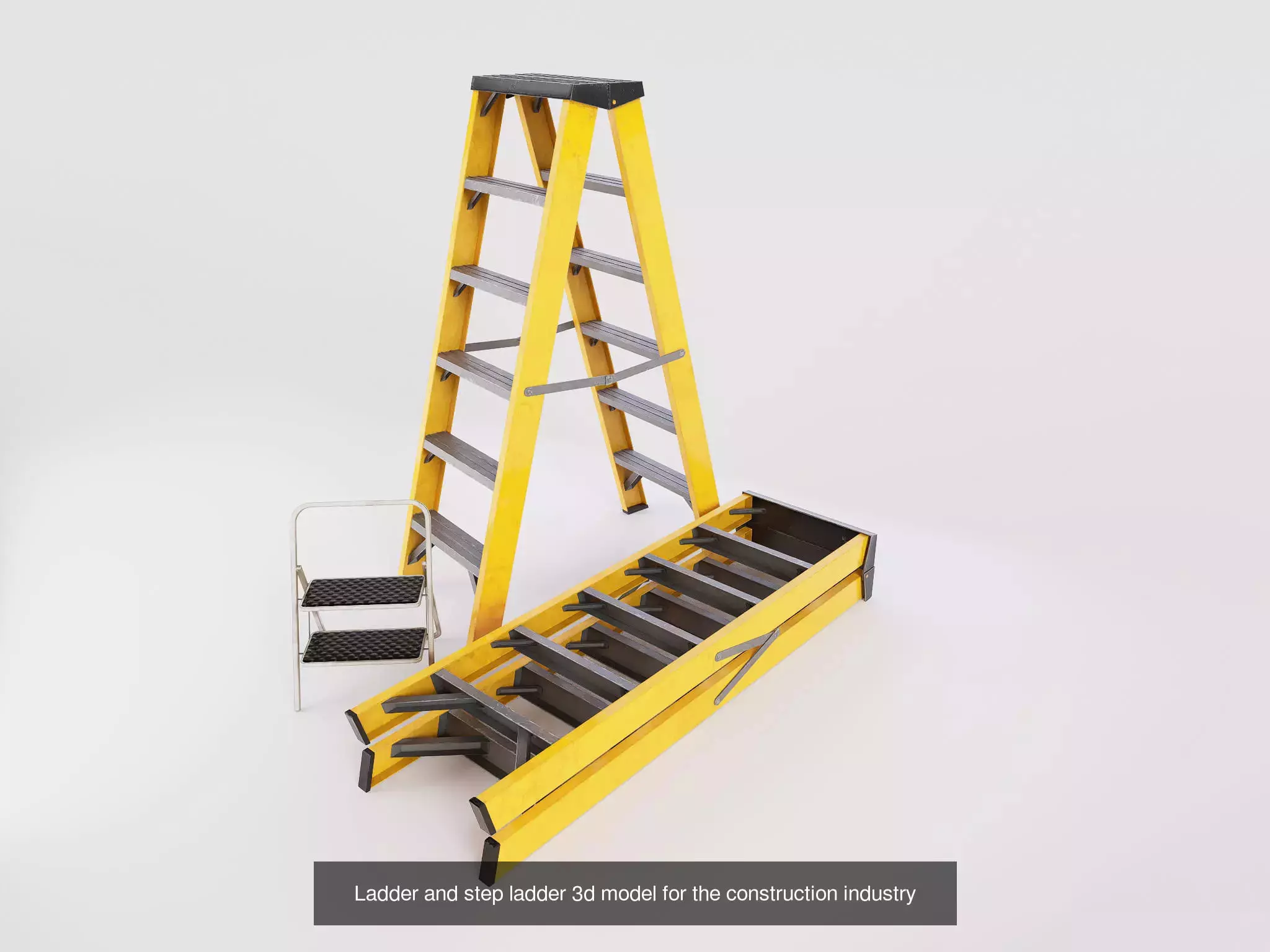 Construction Mobile Portable Office and industry pack 3d models 3D Model Collection_8