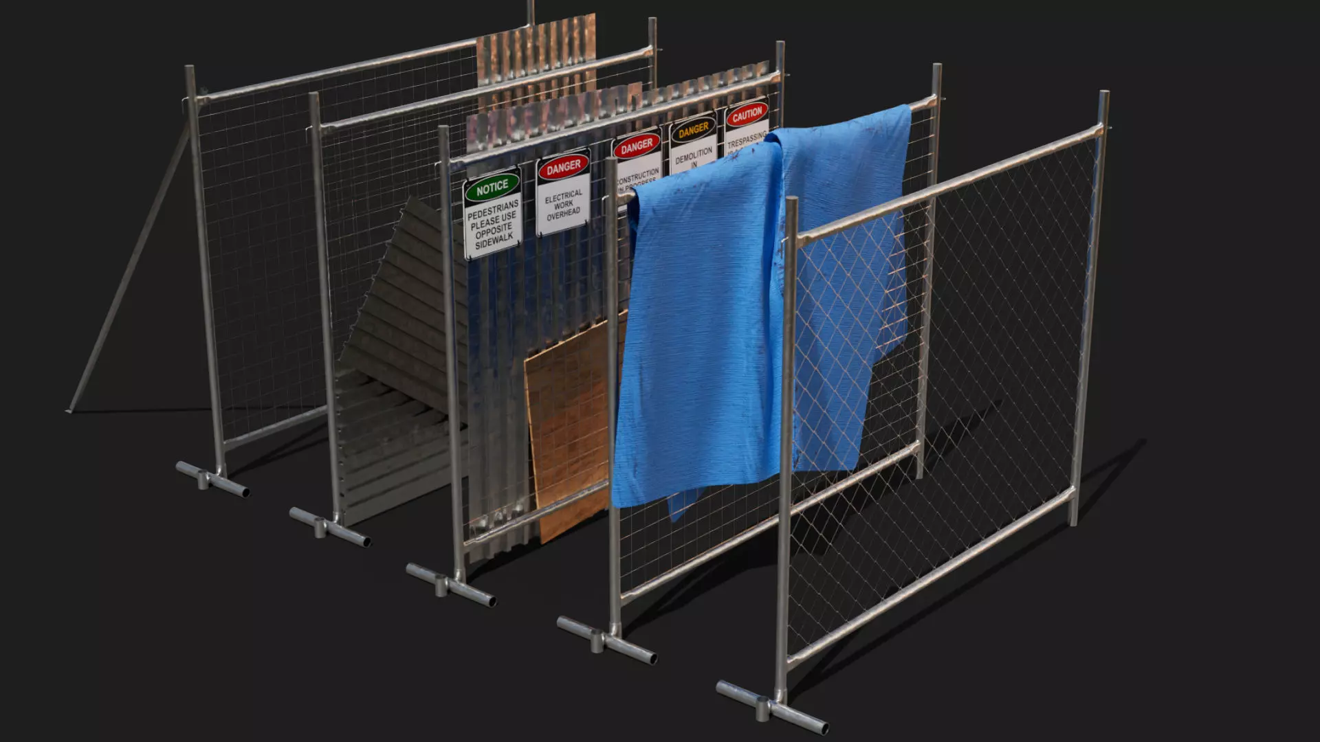 Construction Mobile Portable Office and industry pack 3d models 3D Model Collection_7