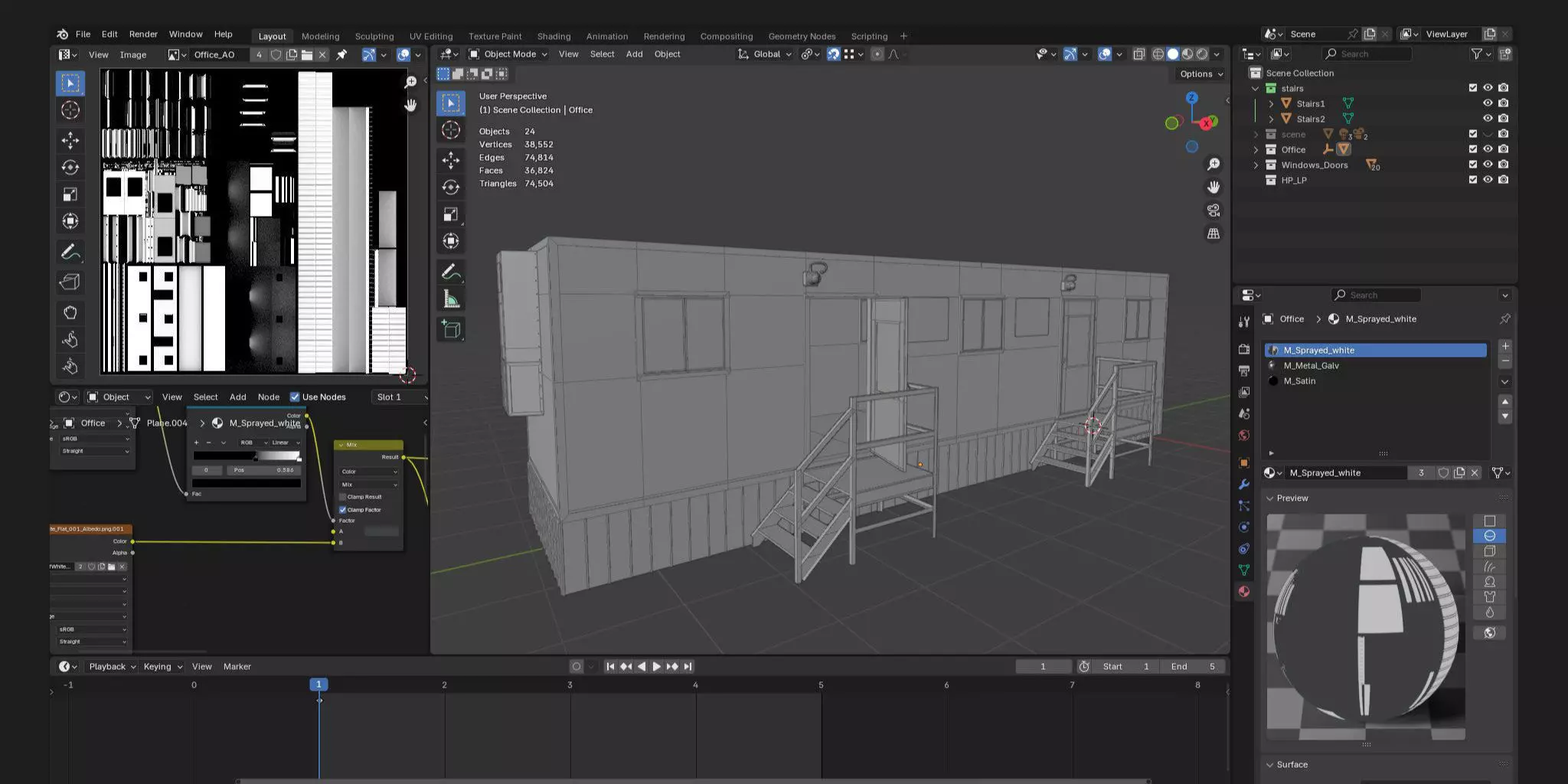 Construction Mobile Portable Office and industry pack 3d models 3D Model Collection_27