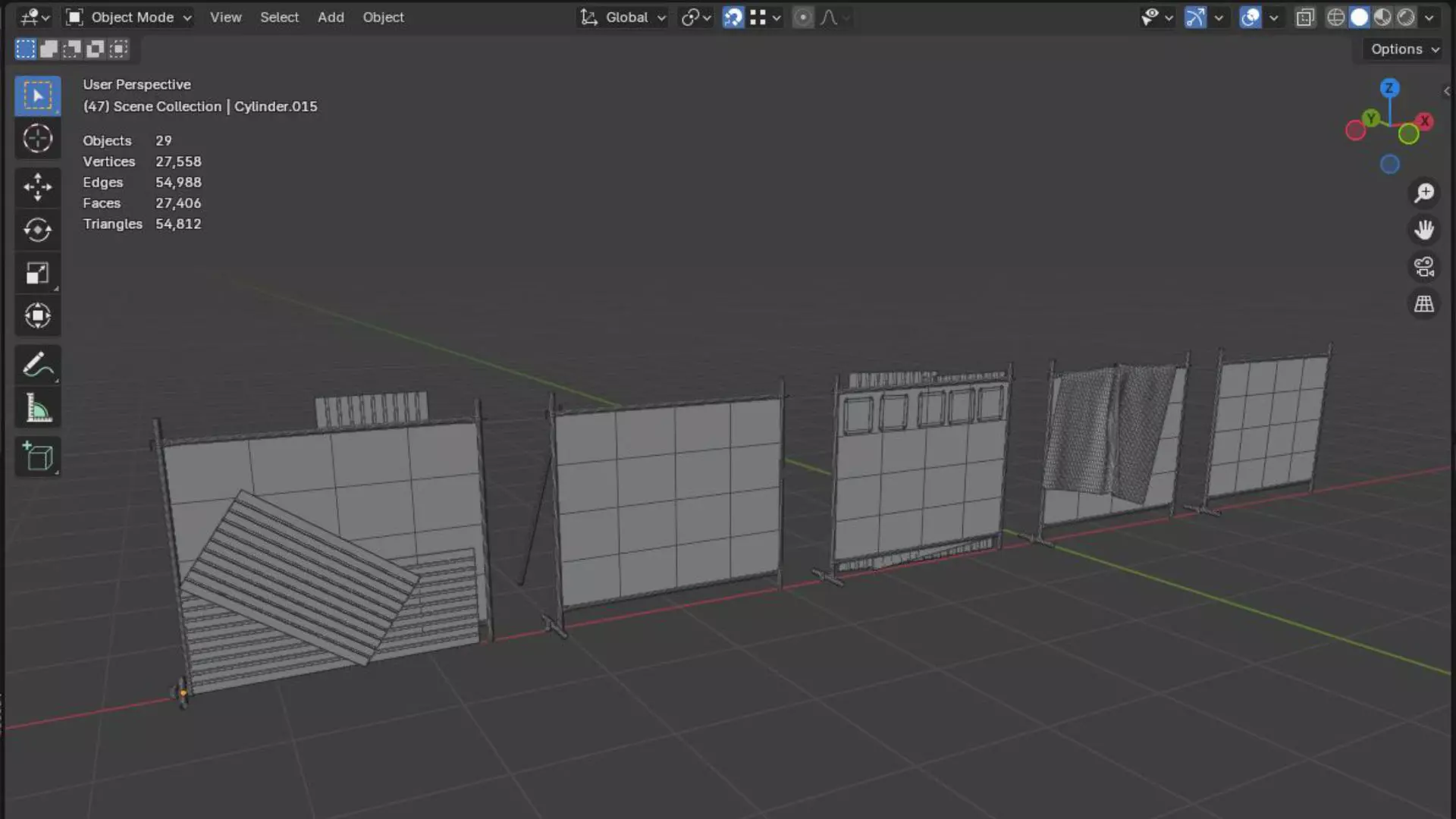 Construction Mobile Portable Office and industry pack 3d models 3D Model Collection_28