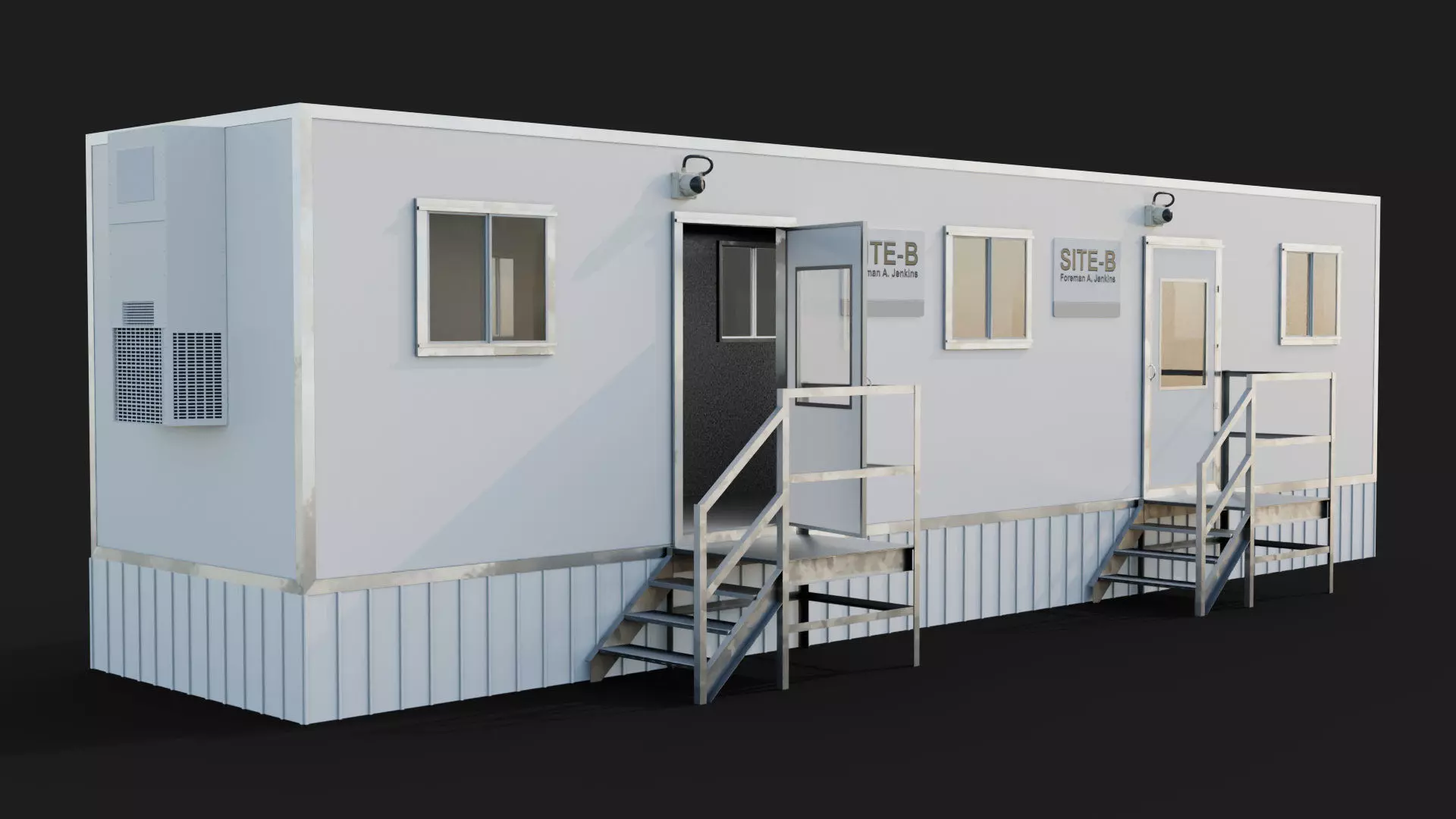 Construction Mobile Portable Office and industry pack 3d models 3D Model Collection_5
