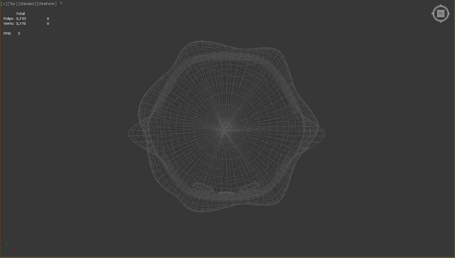 Stylized Low-Poly Cute Ghost Low-poly 3D model_13