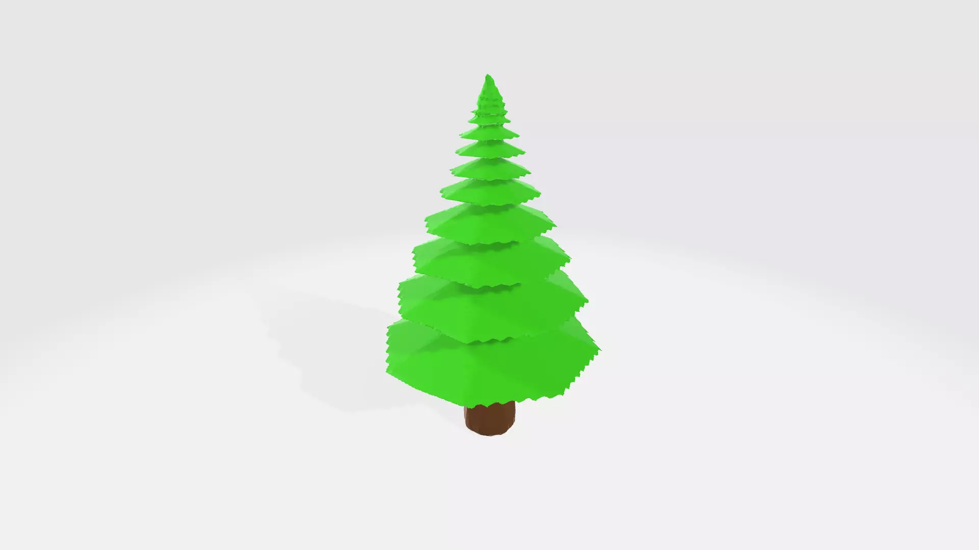 Low Poly Tree Pack 8 Game Ready 3D Models FBX OBJ  GLTF Low-poly 3D model_1