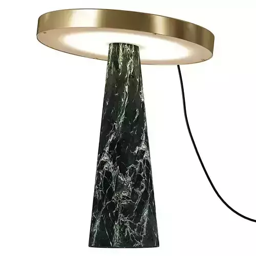 GREEN MARBLE TABLE LAMPS 3D model