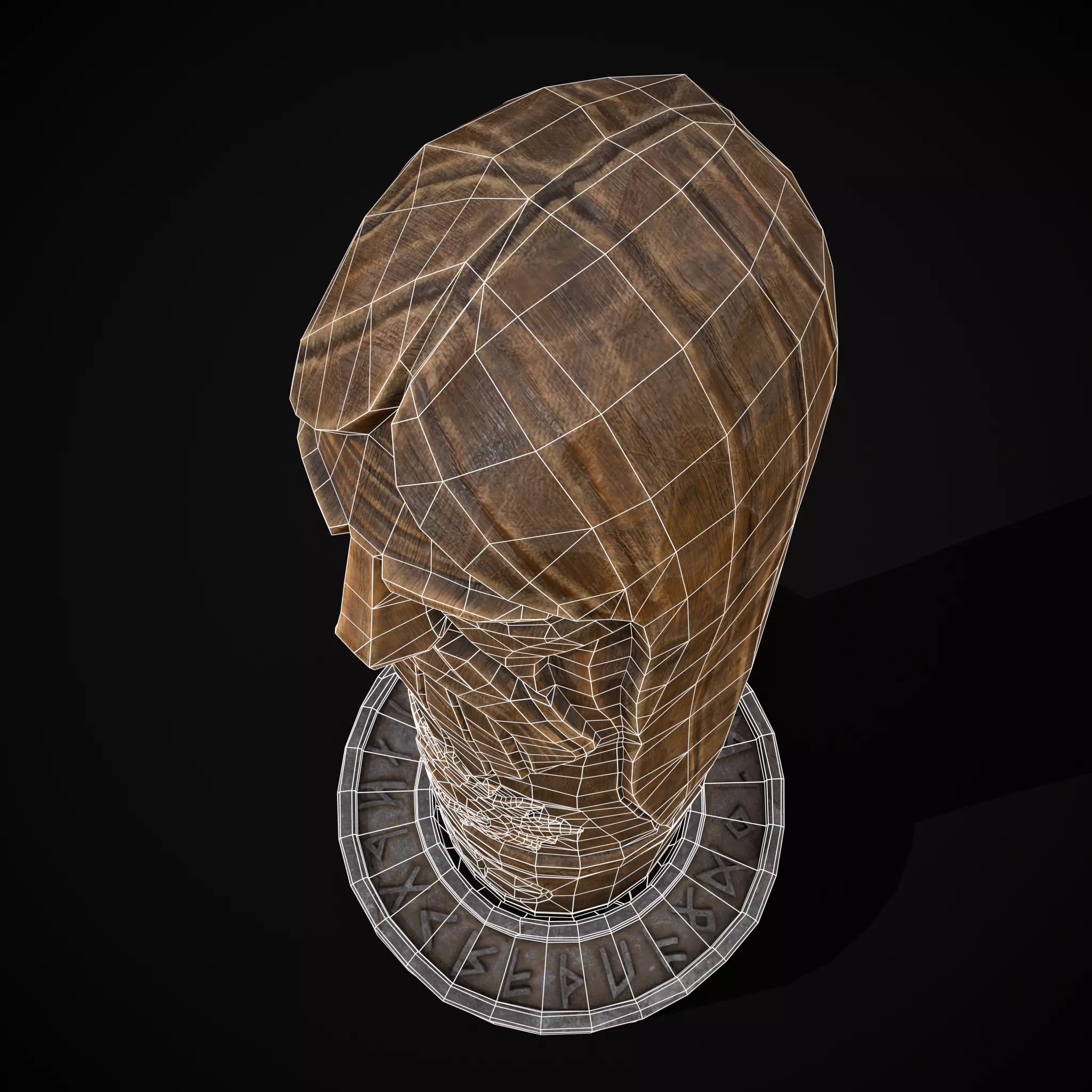 Slavic Gods Figurine Horsa Low-poly 3D model_14