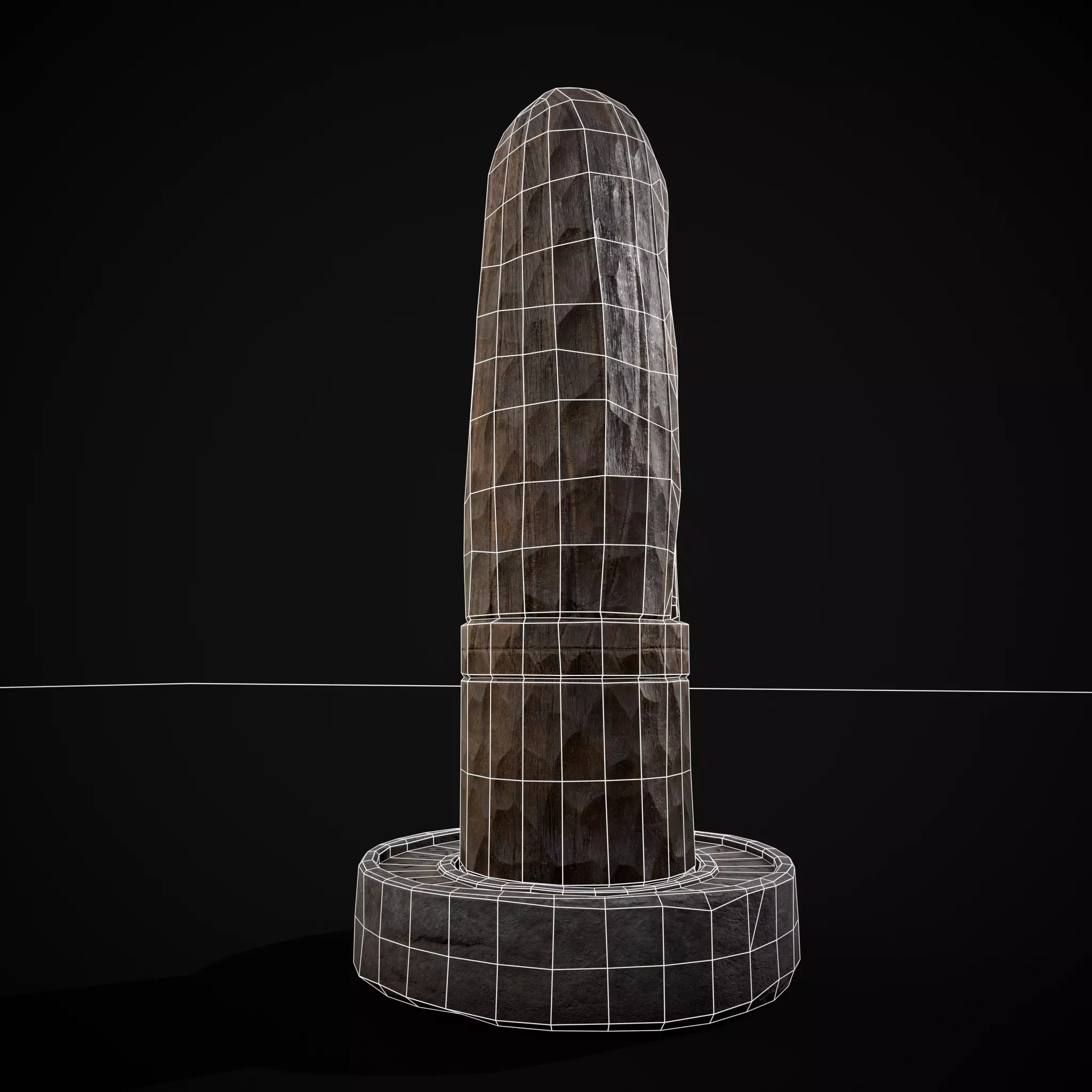 Slavic Gods Figurine Horsa Low-poly 3D model_12